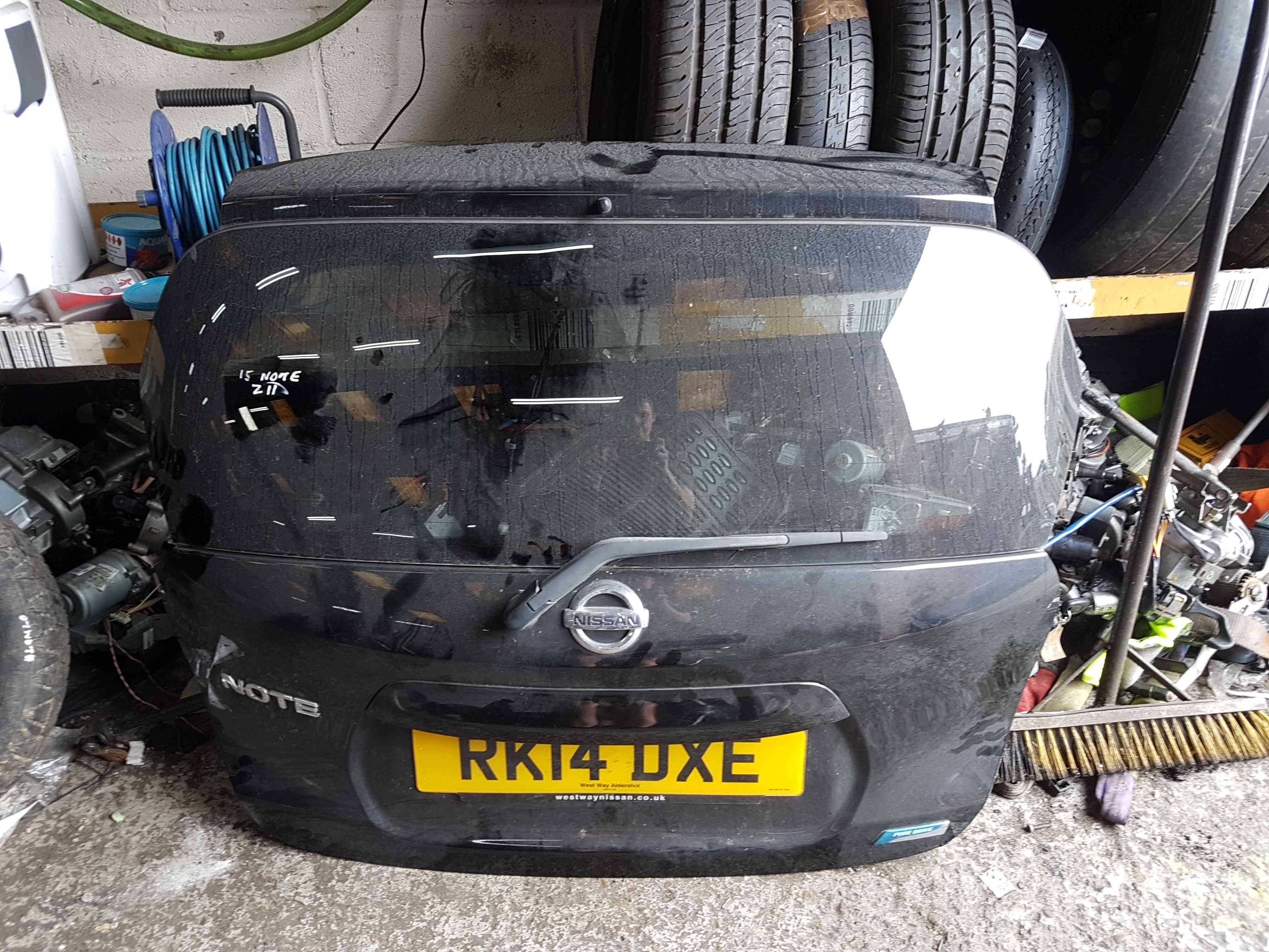 Thumb 5 Nissan Note E12 2013-2017 Rear Boot Tailgate Black V11