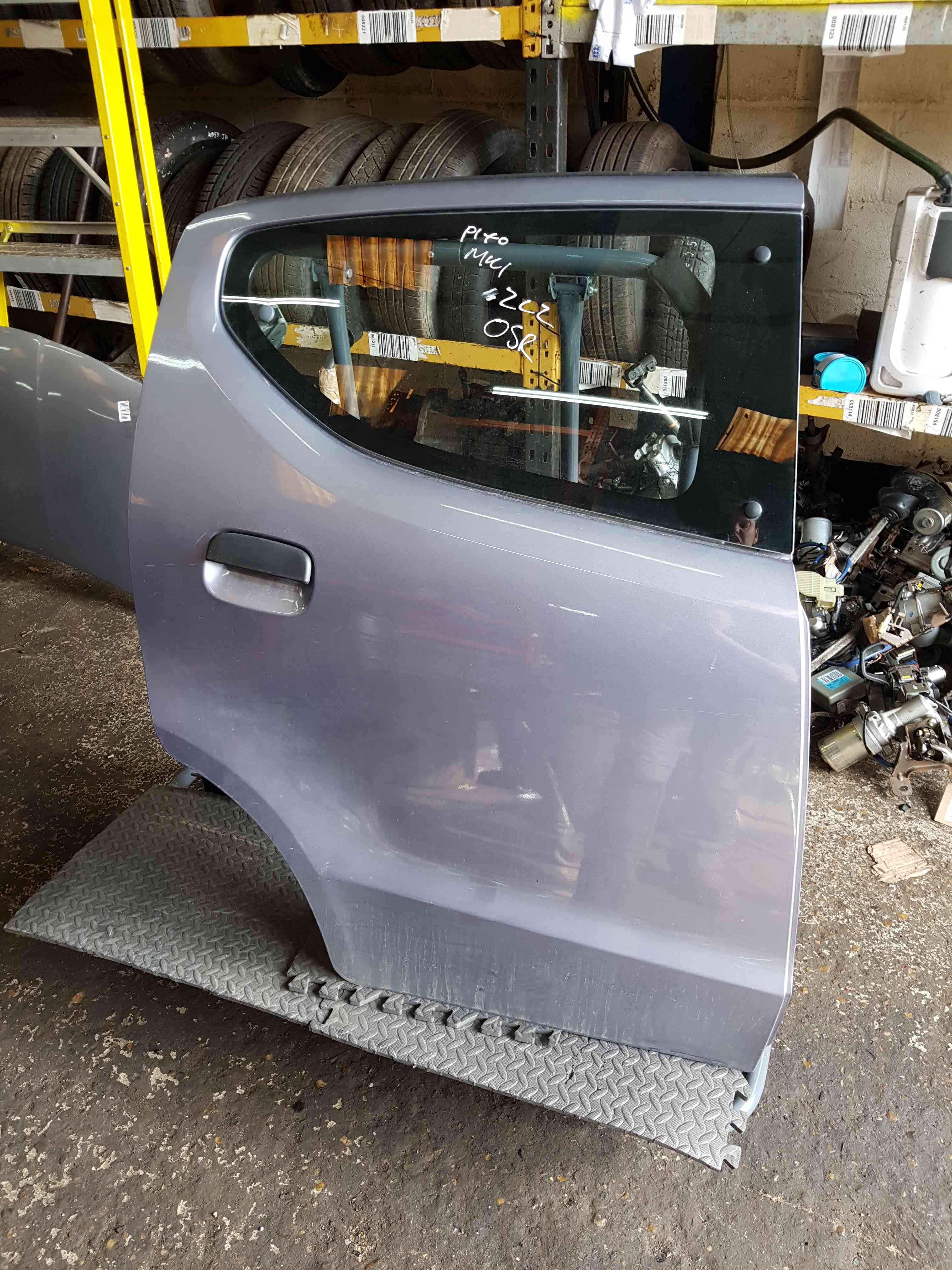Thumb 2 Nissan Pixo 2010-2017 Drivers OSR Rear Door Purple ZLZ