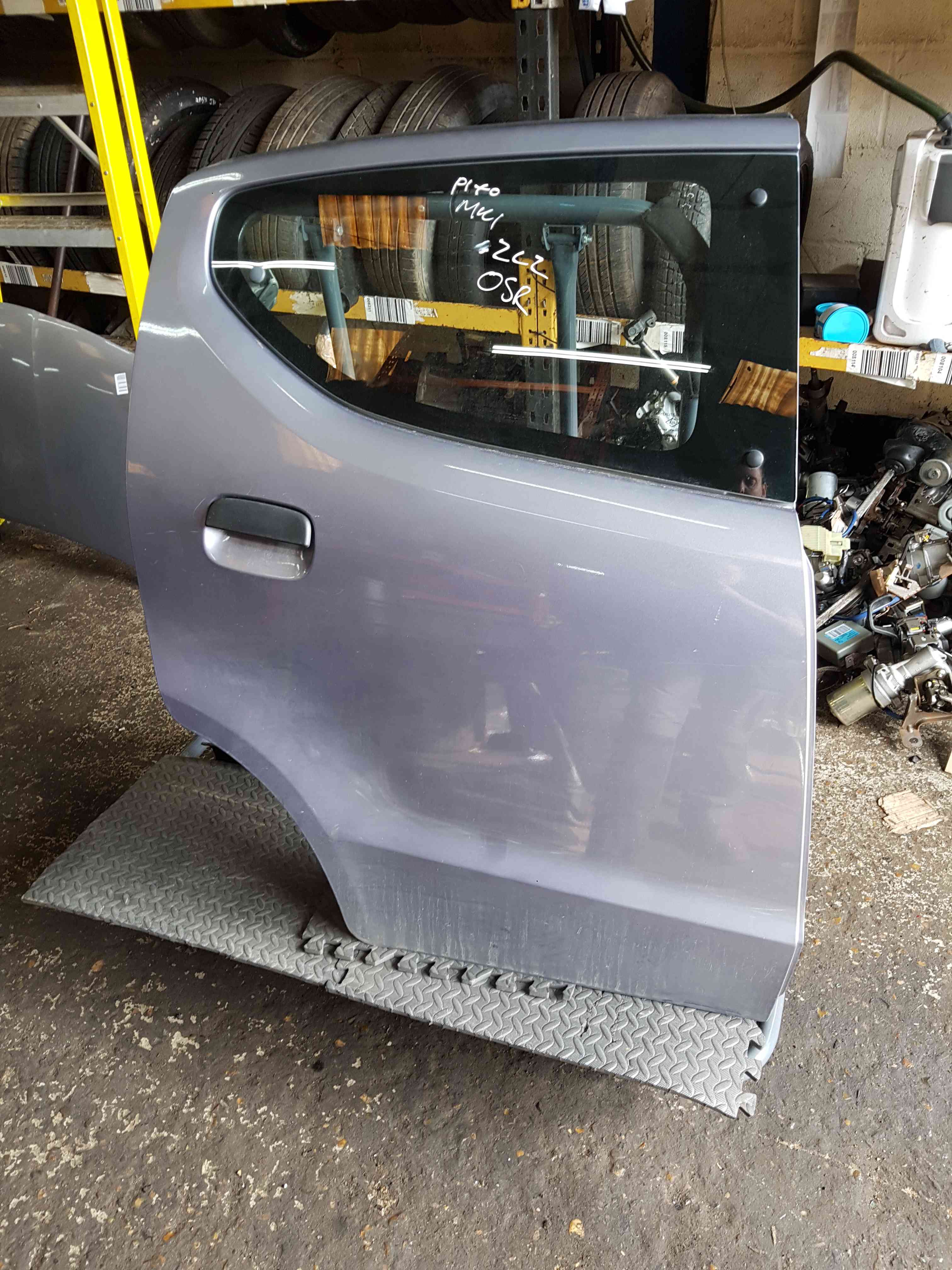 Thumb 4 Nissan Pixo 2010-2017 Drivers OSR Rear Door Purple ZLZ