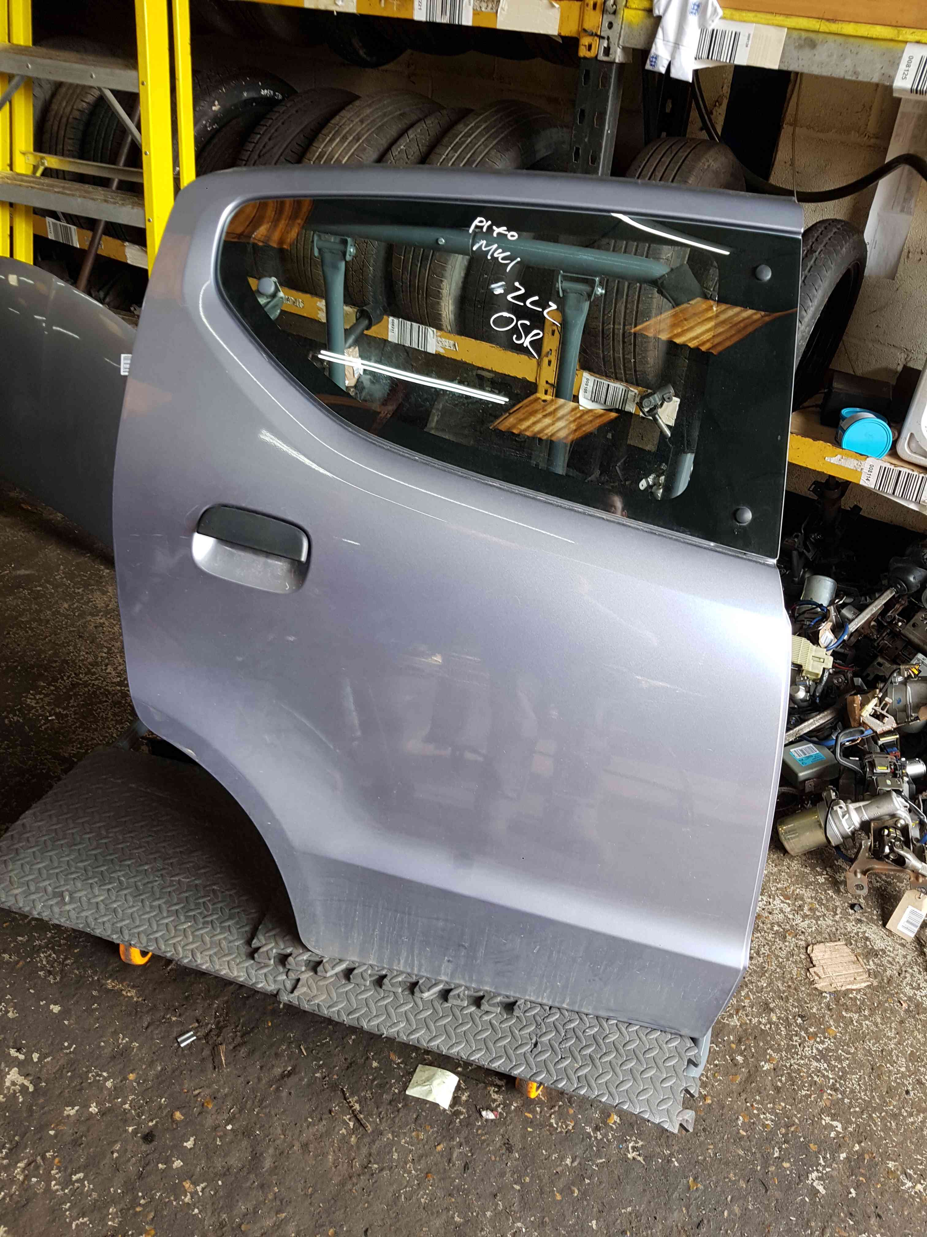 Thumb 5 Nissan Pixo 2010-2017 Drivers OSR Rear Door Purple ZLZ