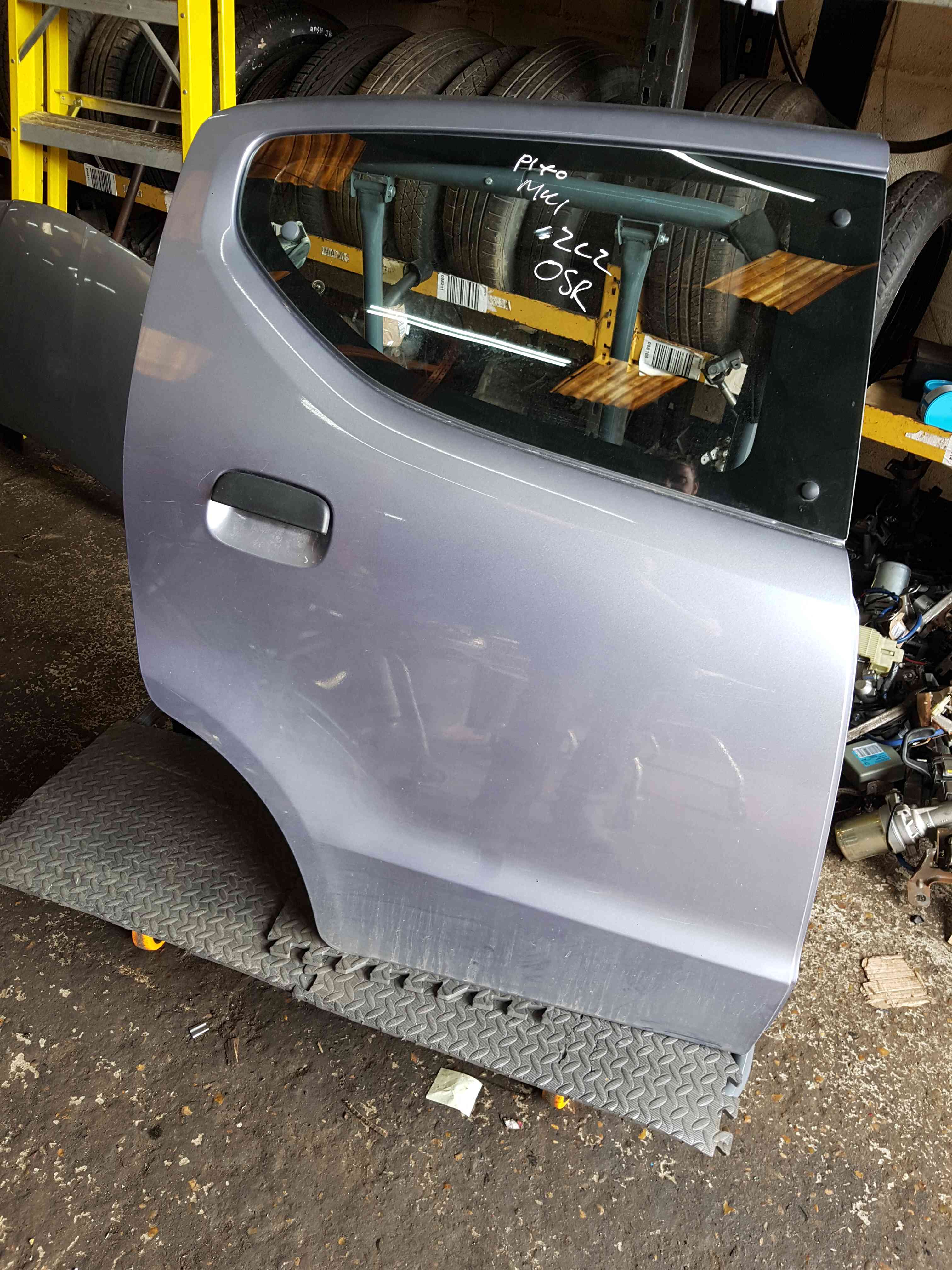 Thumb 9 Nissan Pixo 2010-2017 Drivers OSR Rear Door Purple ZLZ