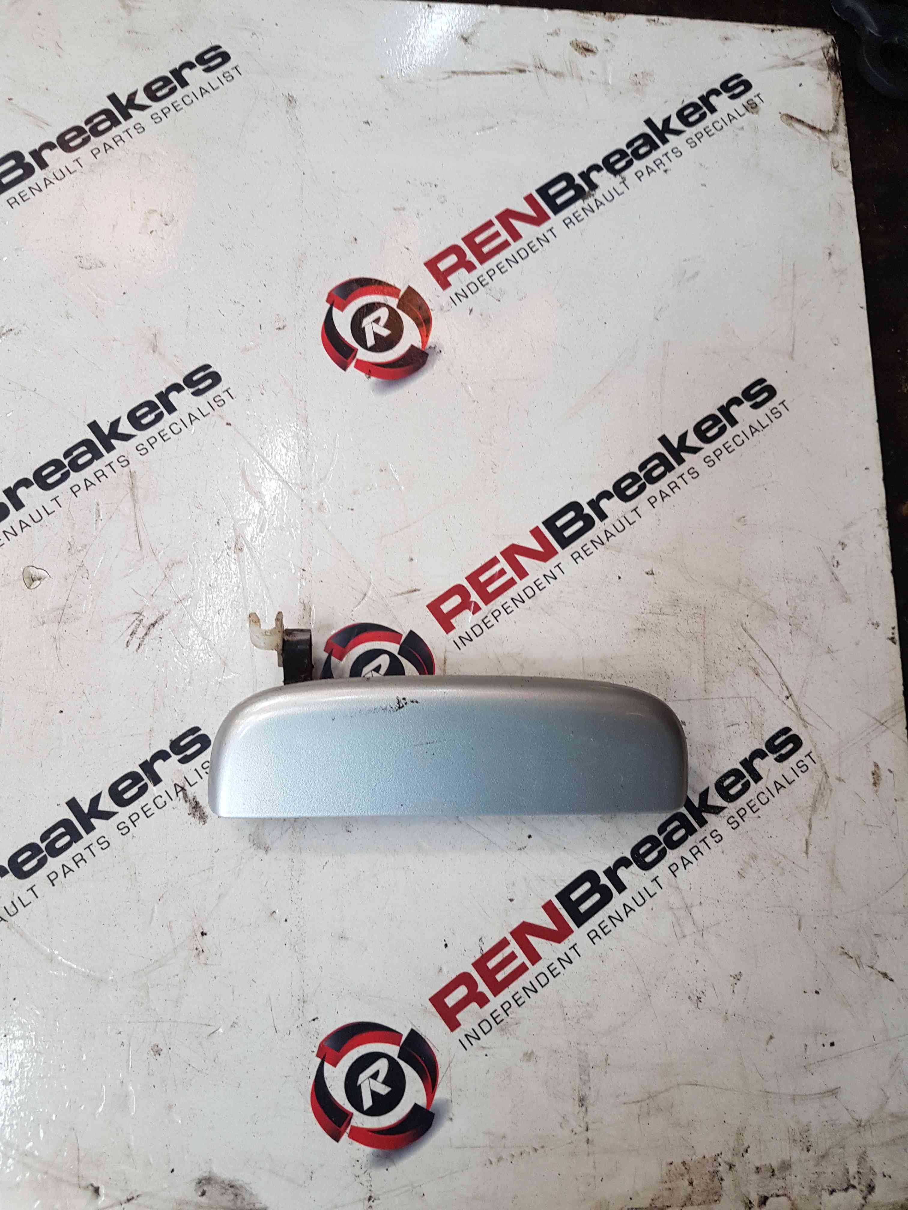 Thumb 2 Nissan Pixo 2010-2017 Drivers OSR Rear Exterior Door Handle 5Dr Silver Z2s
