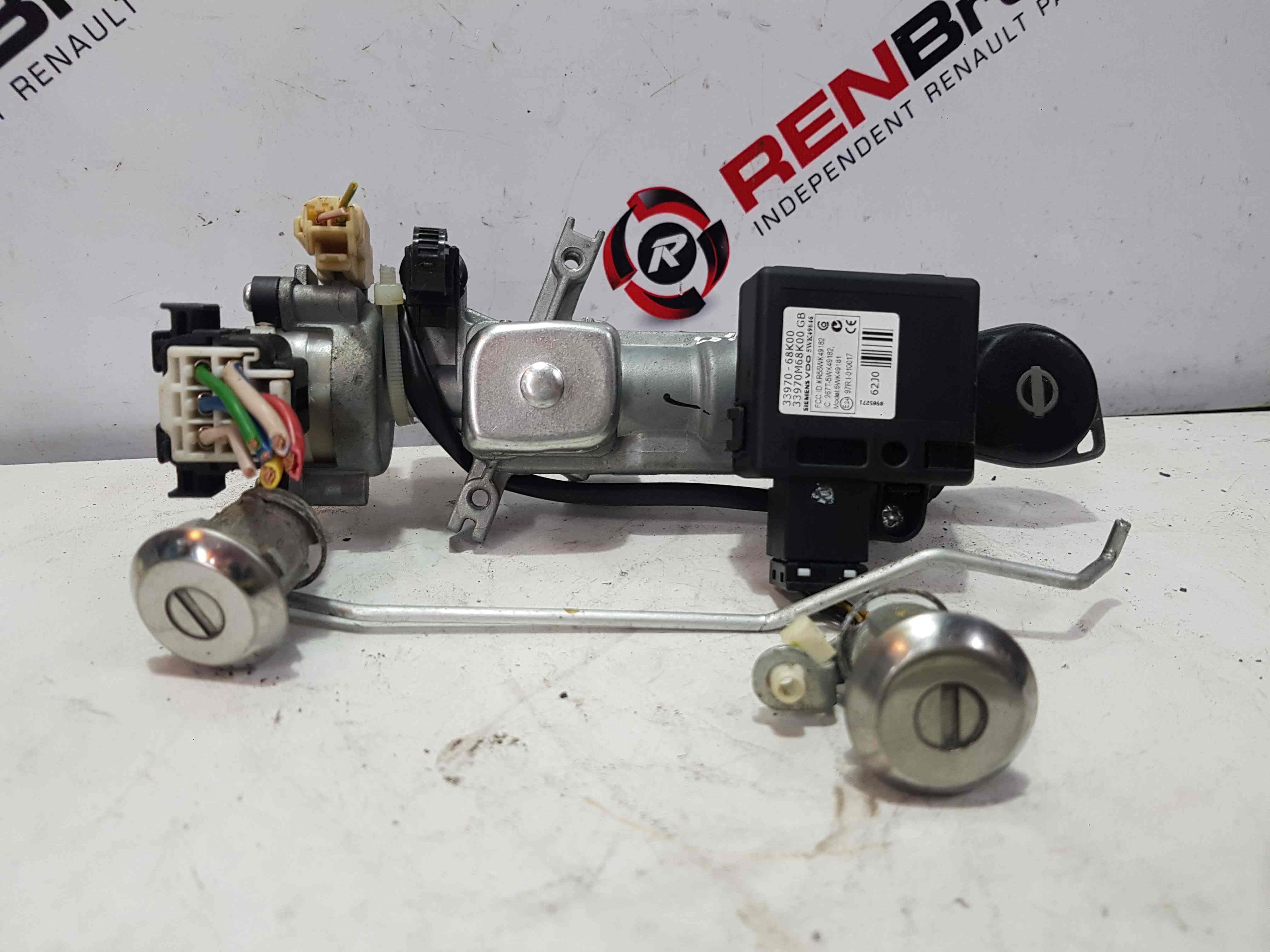Thumb 3 Nissan Pixo 2010-2017 Ignition Barrel + KEY 2 Door locks