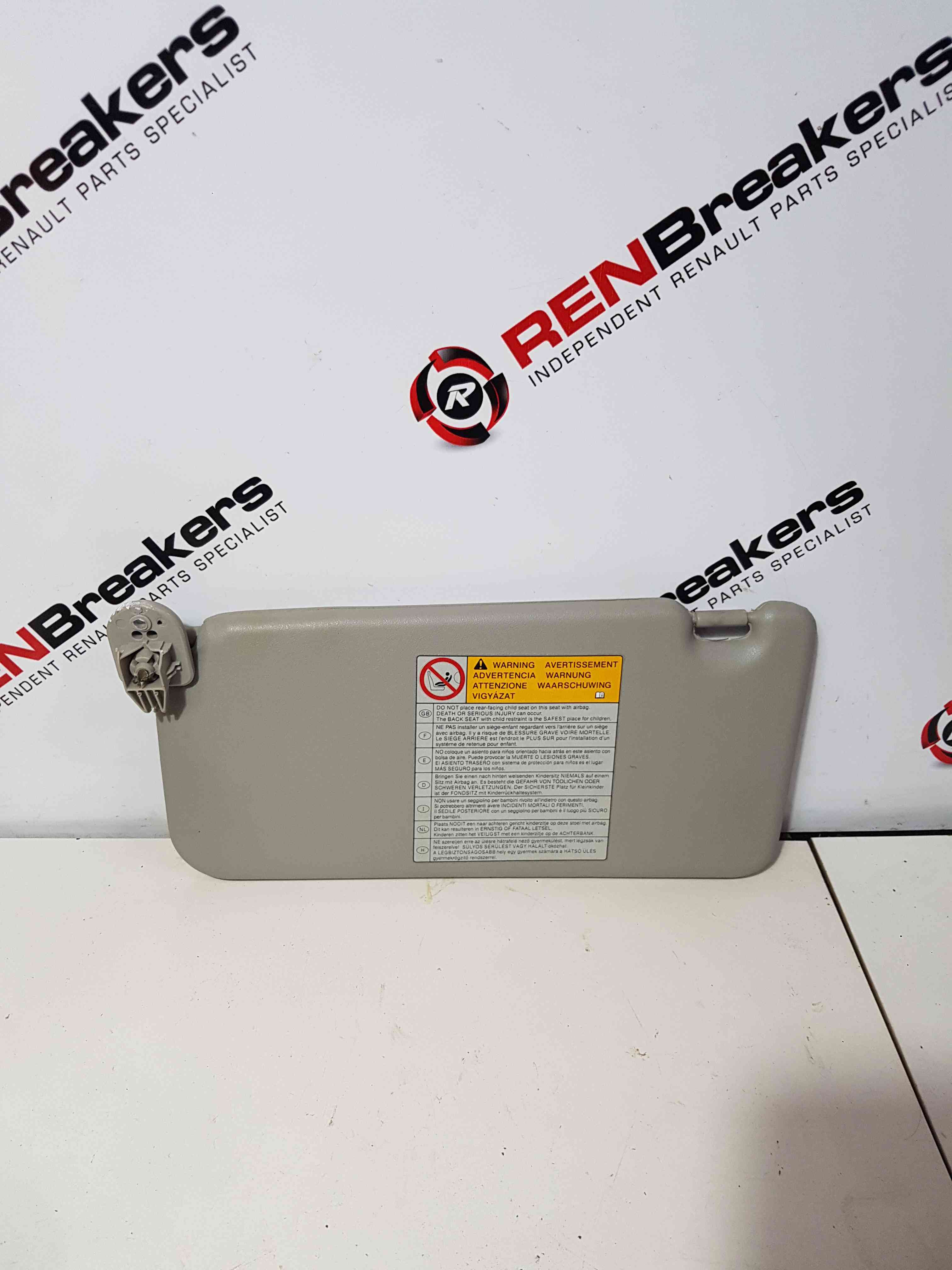Thumb 3 Nissan Pixo 2010-2017 Passenger NSF Front SUN Visor