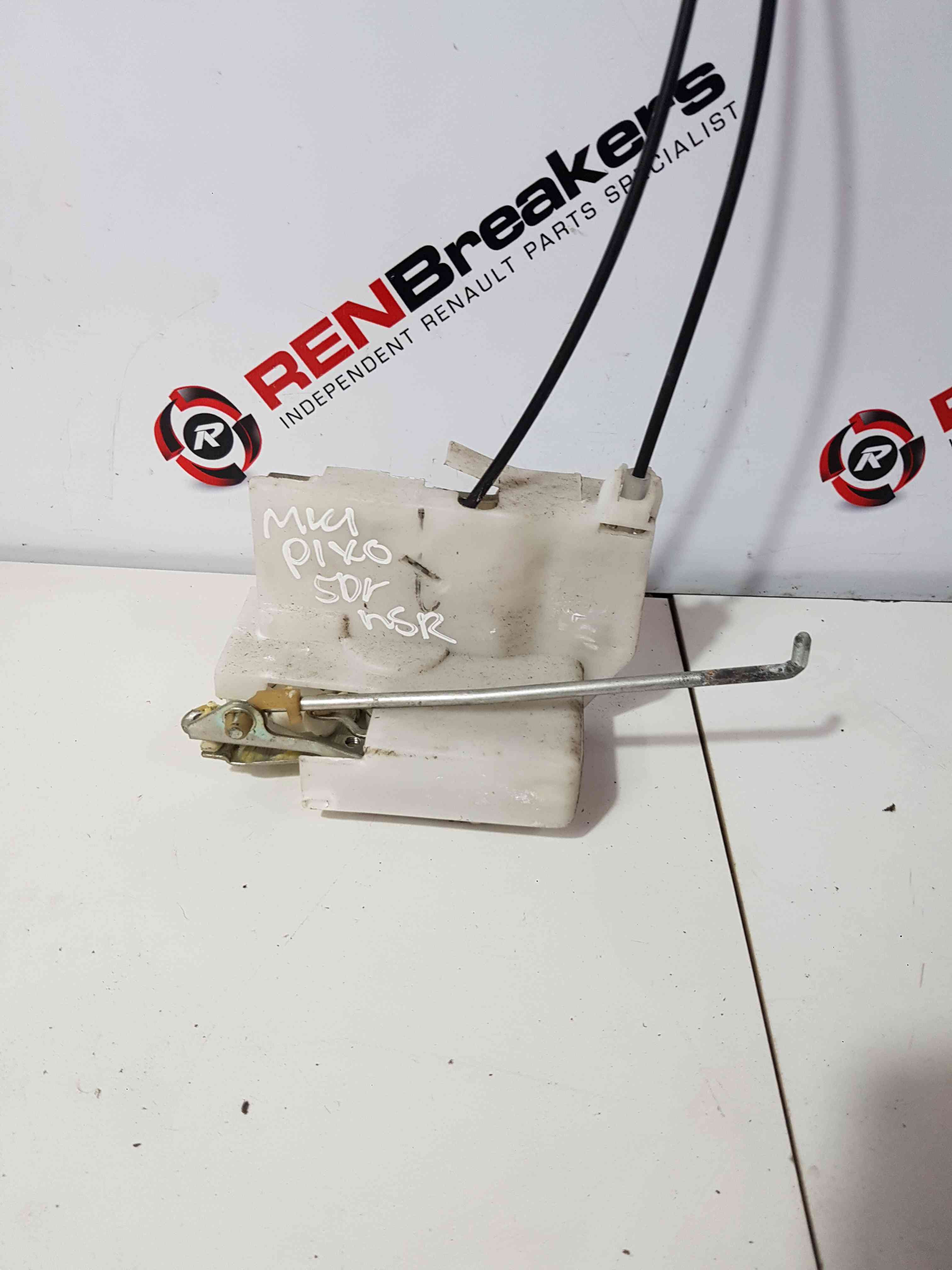 Thumb 3 Nissan Pixo 2010-2017 Passenger NSR Rear Door Lock 5Dr