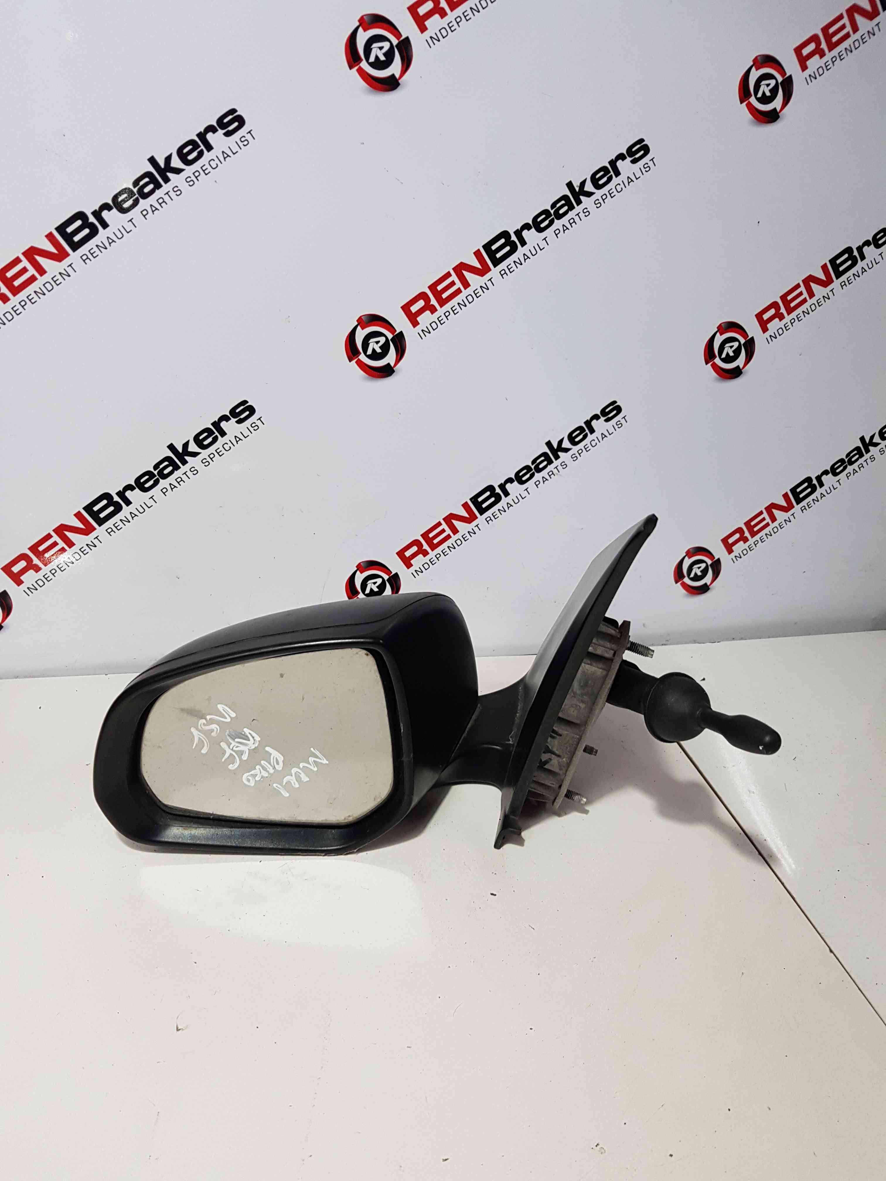 Thumb 6 Nissan Pixo 2010-2017 Passenger Ns Wing Mirror Plain Black Manual
