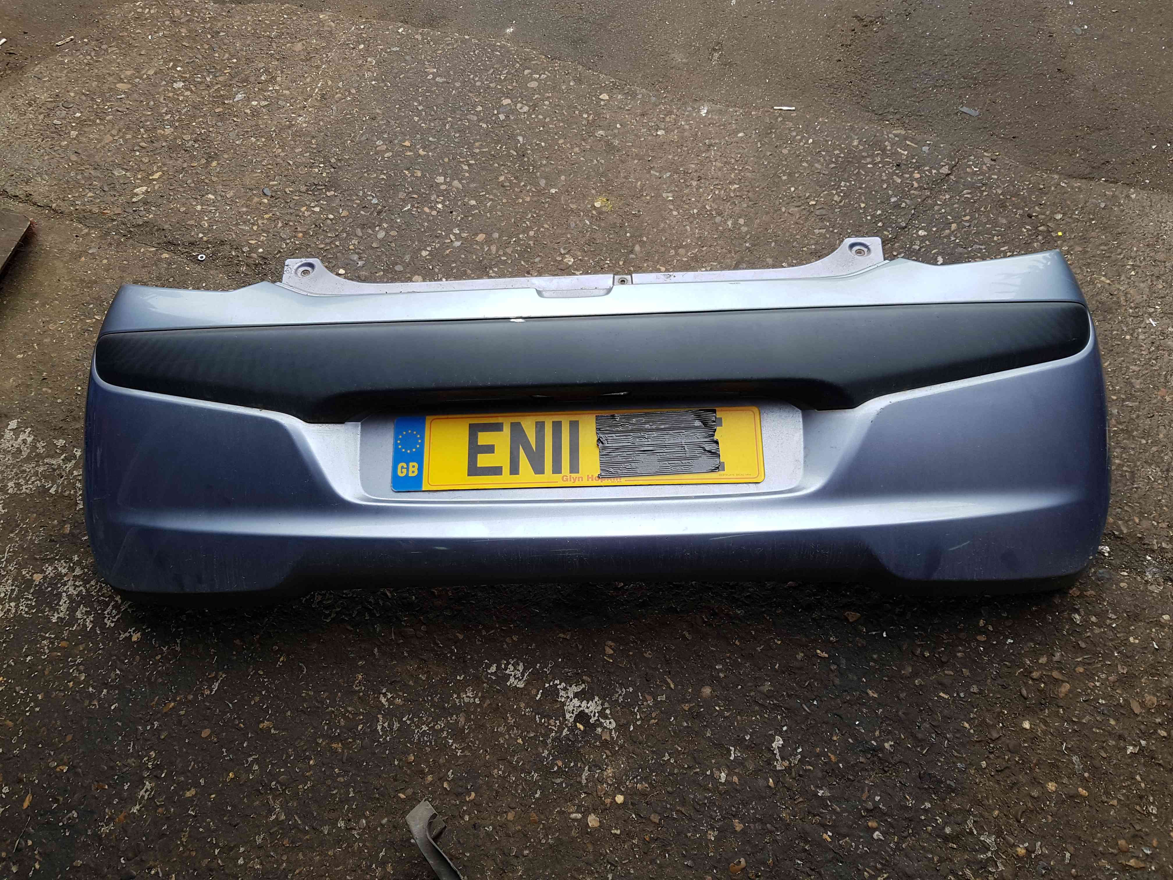 Thumb 3 Nissan Pixo 2010-2017 Rear Bumper Grayish Blue Metallic ZLZ