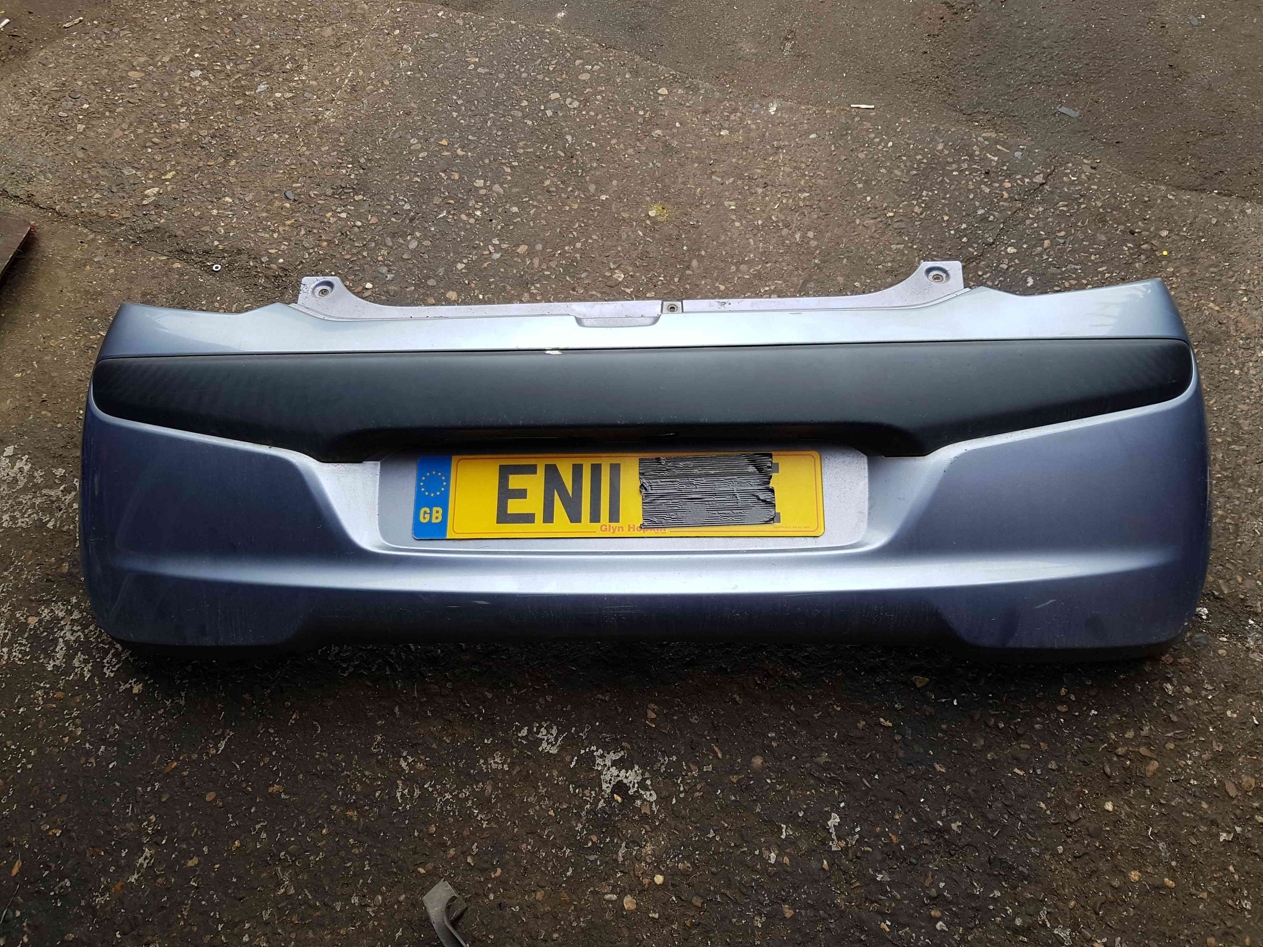 Thumb 6 Nissan Pixo 2010-2017 Rear Bumper Grayish Blue Metallic ZLZ