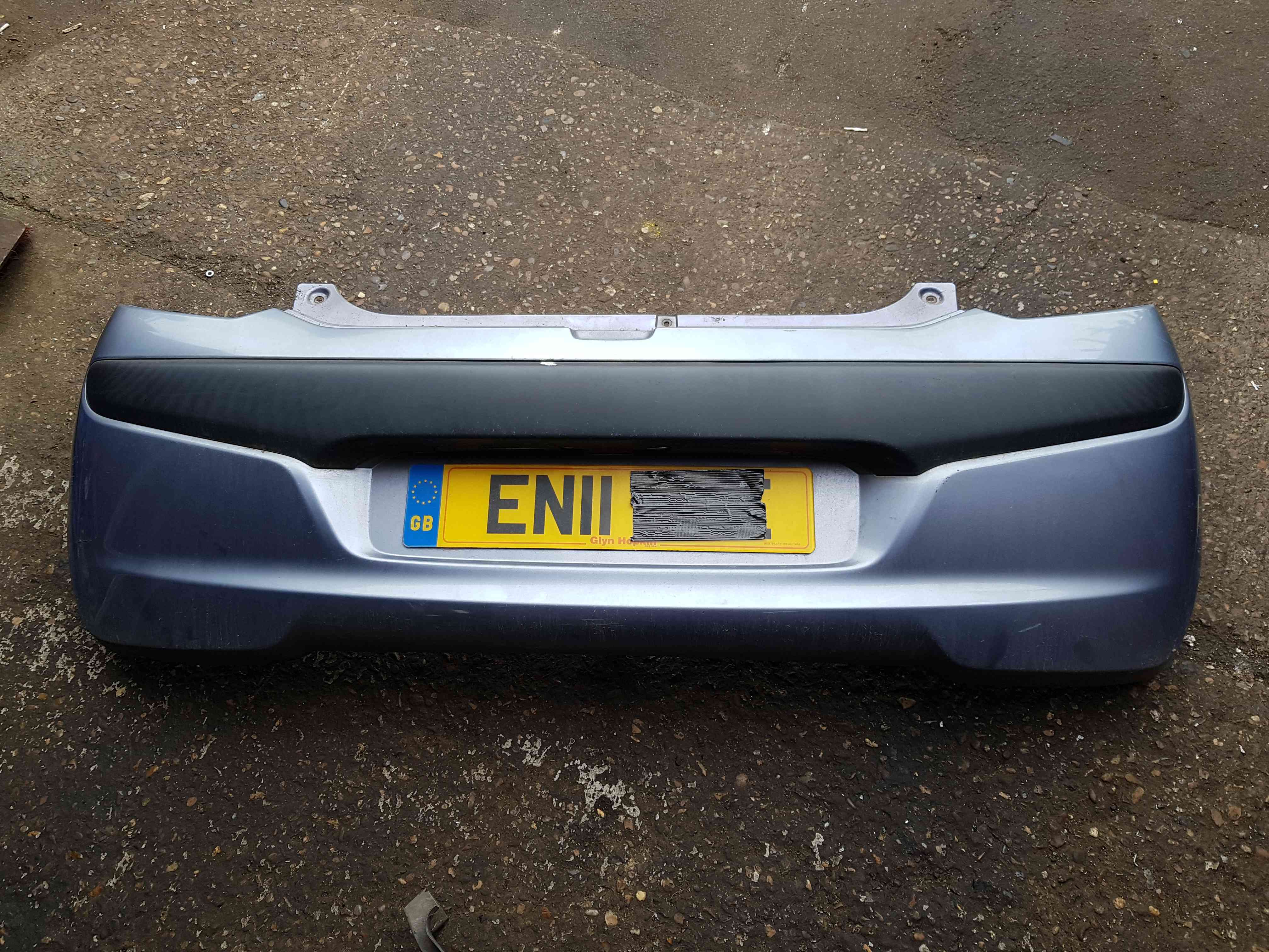 Thumb 7 Nissan Pixo 2010-2017 Rear Bumper Grayish Blue Metallic ZLZ