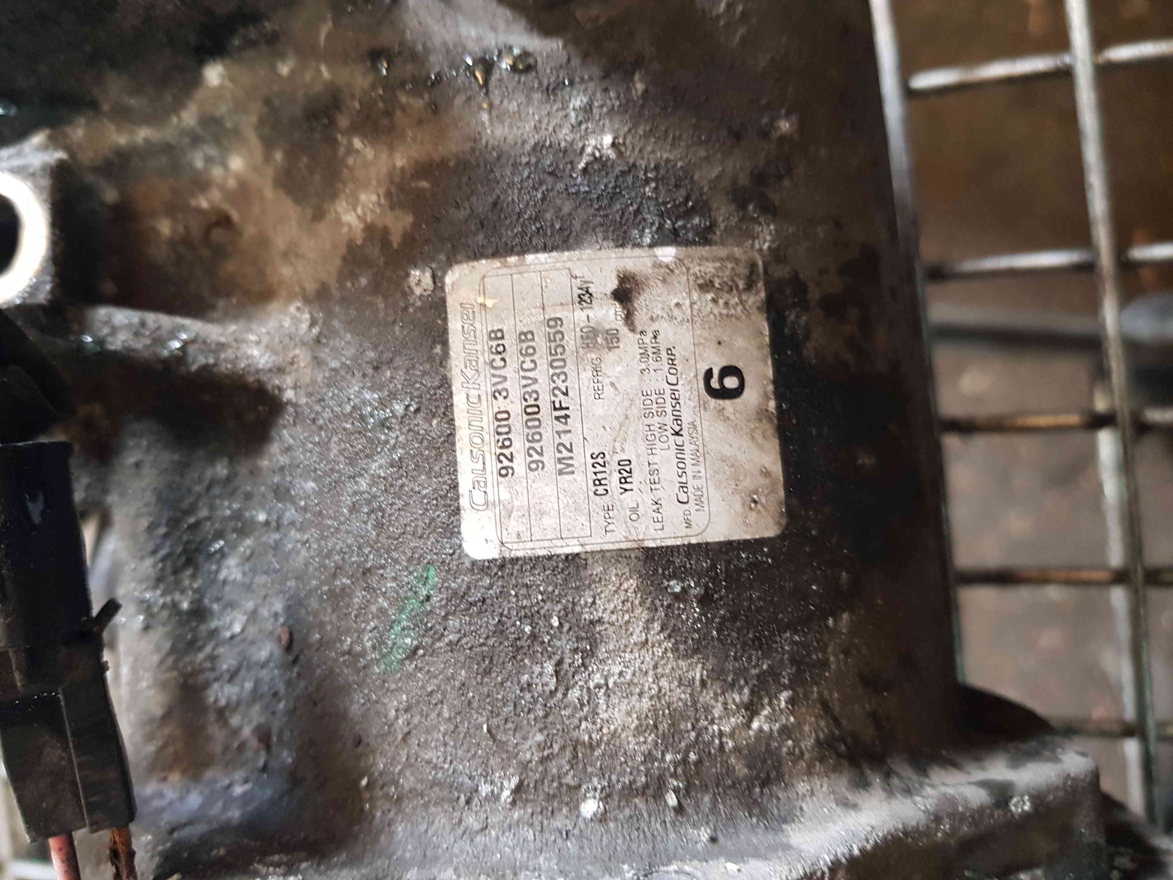 Thumb 4 Nissan Pulsar MK6 2014-2018 1.5 DCI Aircon Compressor AIR 926003Vc6b