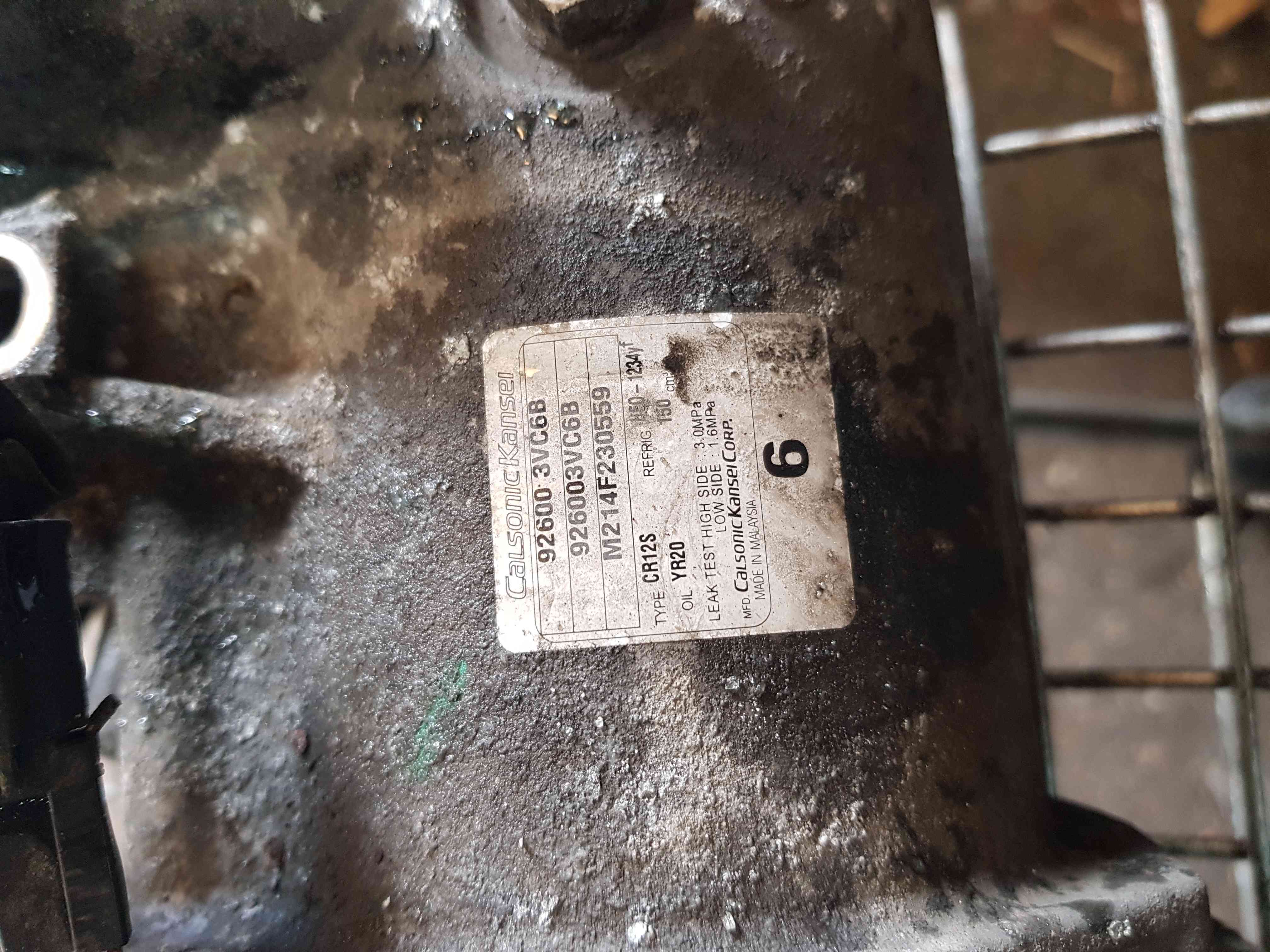 Thumb 5 Nissan Pulsar MK6 2014-2018 1.5 DCI Aircon Compressor AIR 926003Vc6b