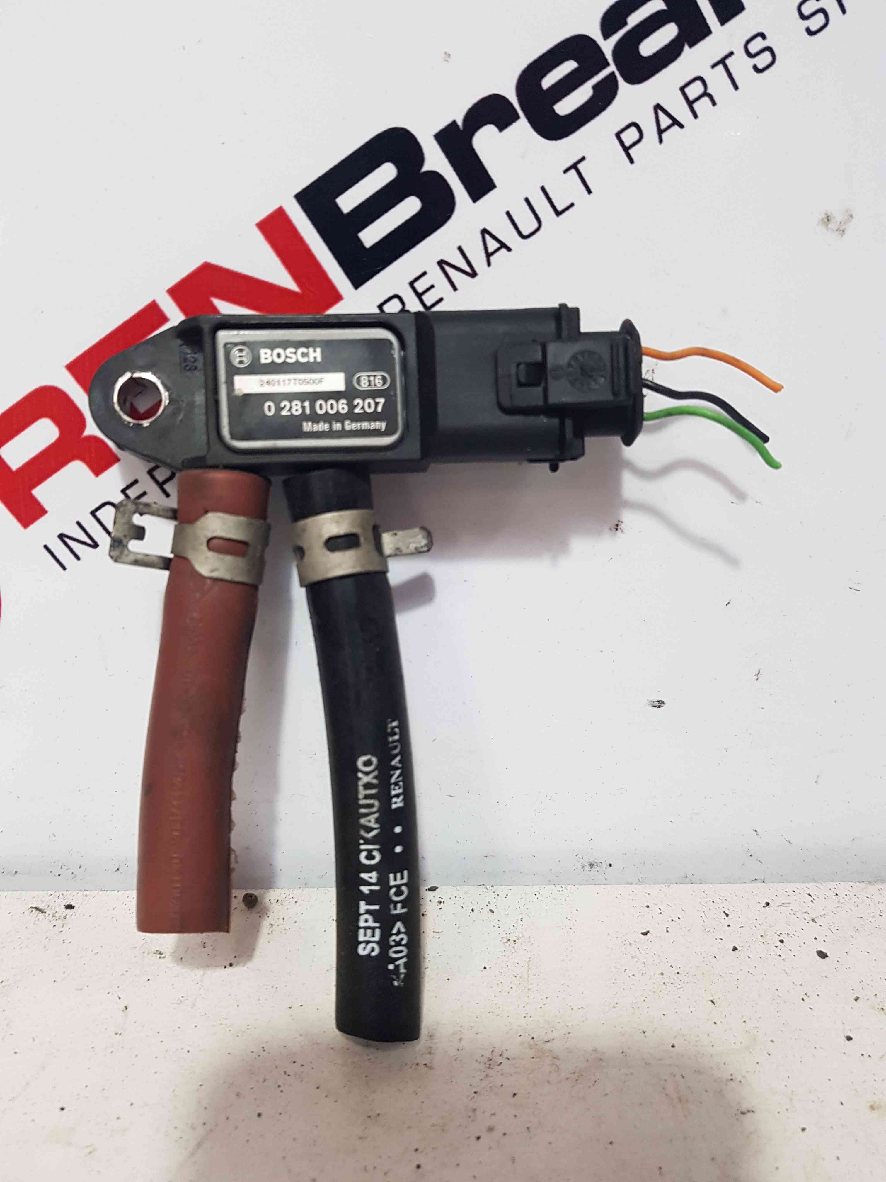 Thumb 6 Nissan Pulsar MK6 2014-2018 1.5 DCI Exhaust Pressure Sensor 0281006207