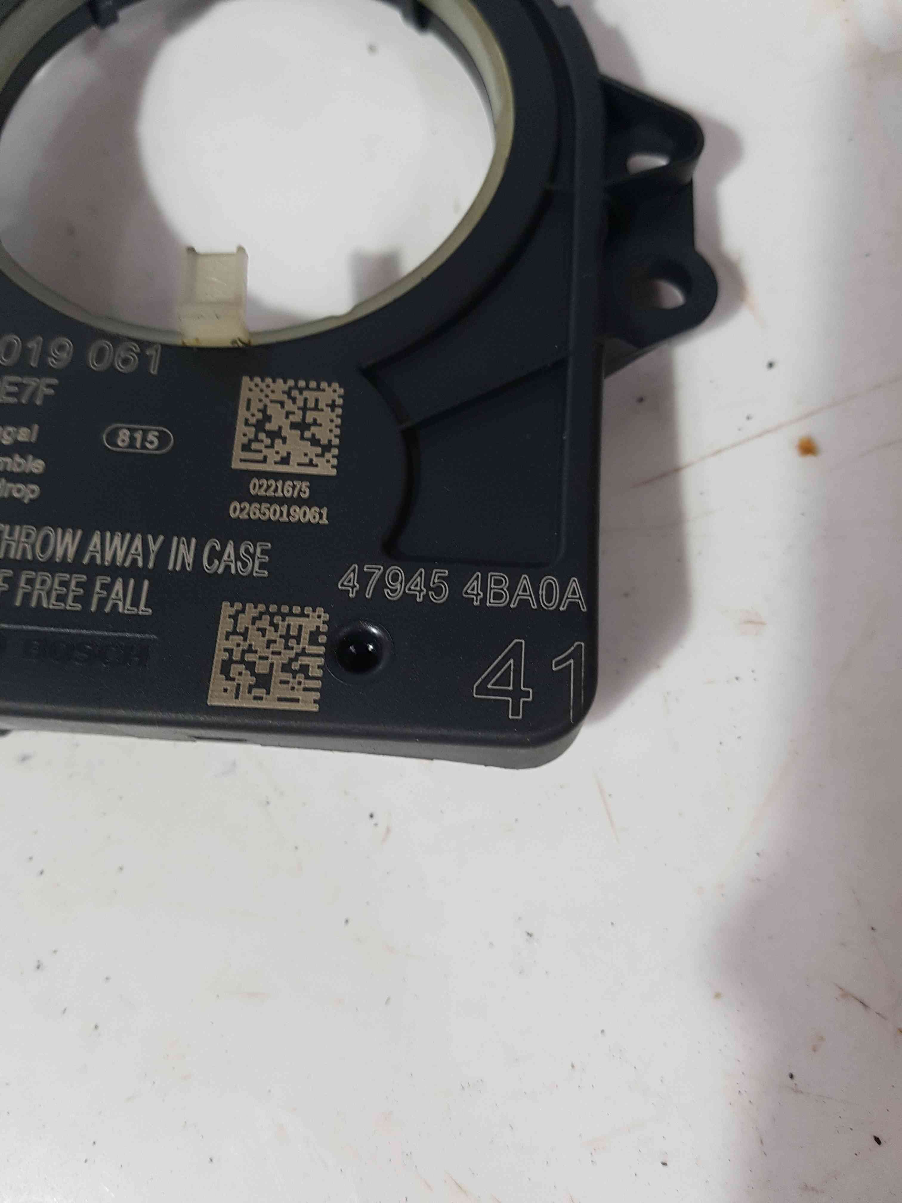 Thumb 5 Nissan Pulsar MK6 2014-2018 Steering Wheel Squib Angle Sensor 479454BA0A