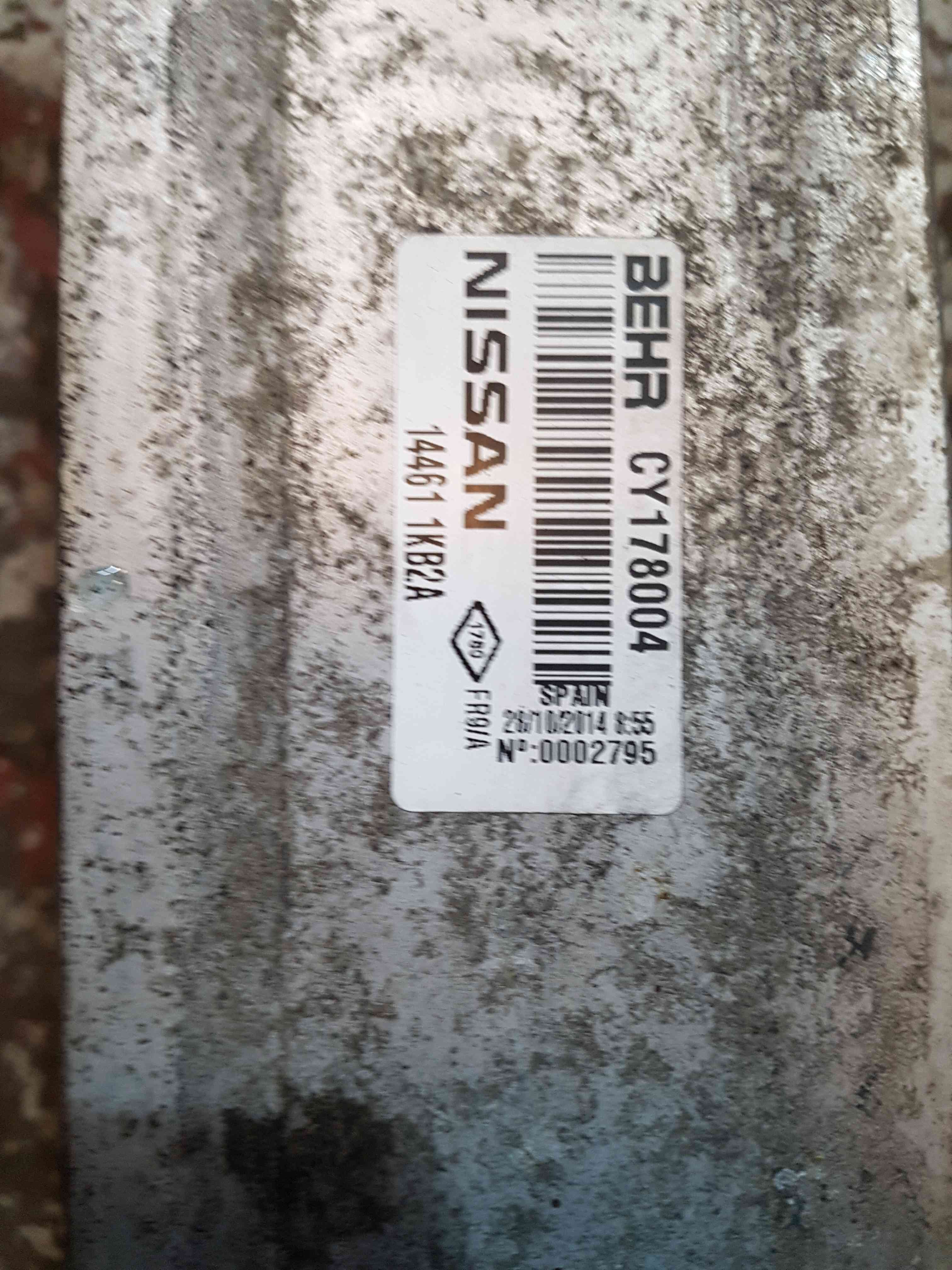 Thumb 6 Nissan Pulsar MK6 C13 2014-2018 1.5 DCI Turbo Intercooler K9K 636 144611KB2A