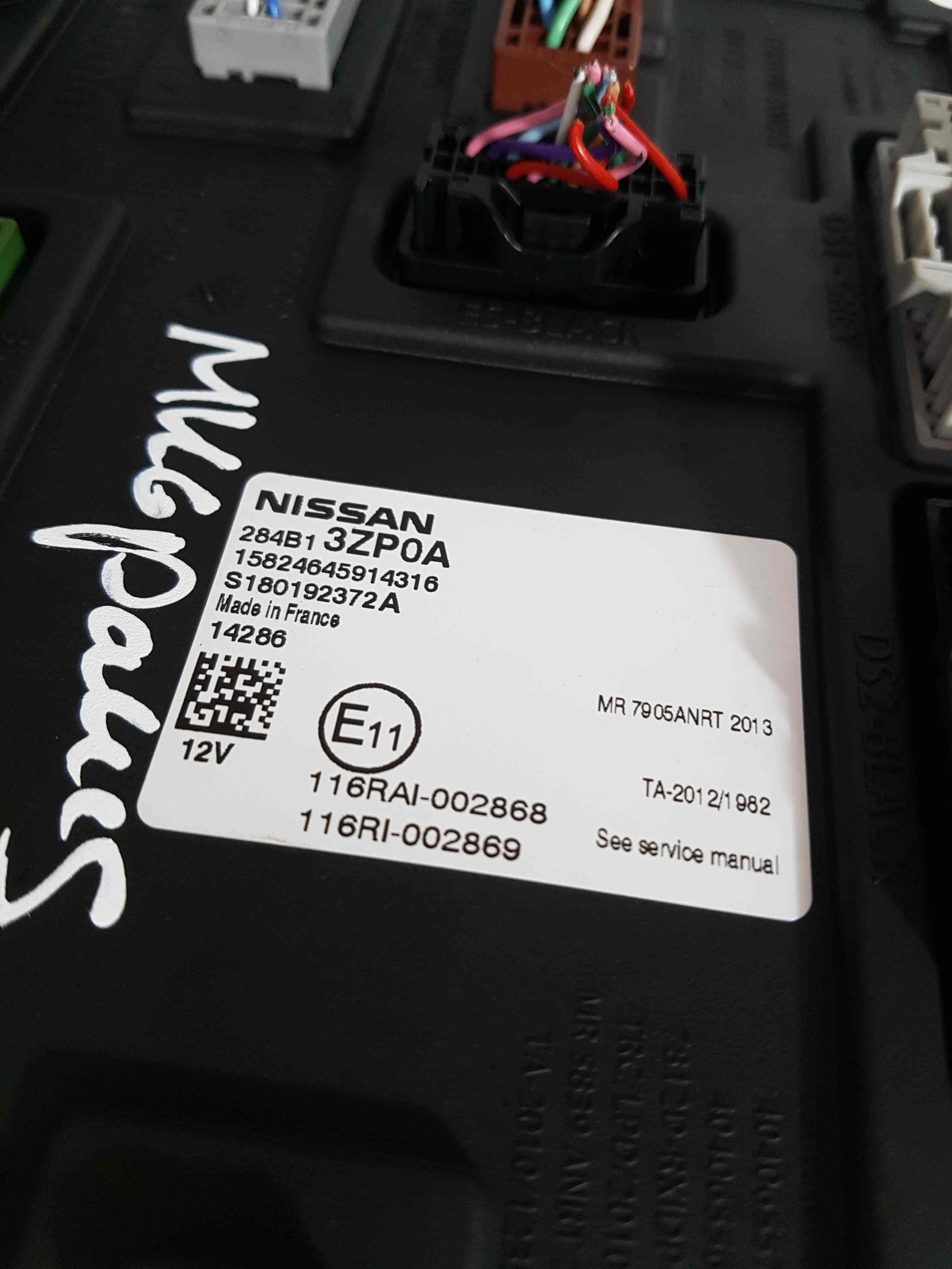 Thumb 3 Nissan Pulsar MK6 C13 2014-2018 Body Control Module 284B13ZP0A