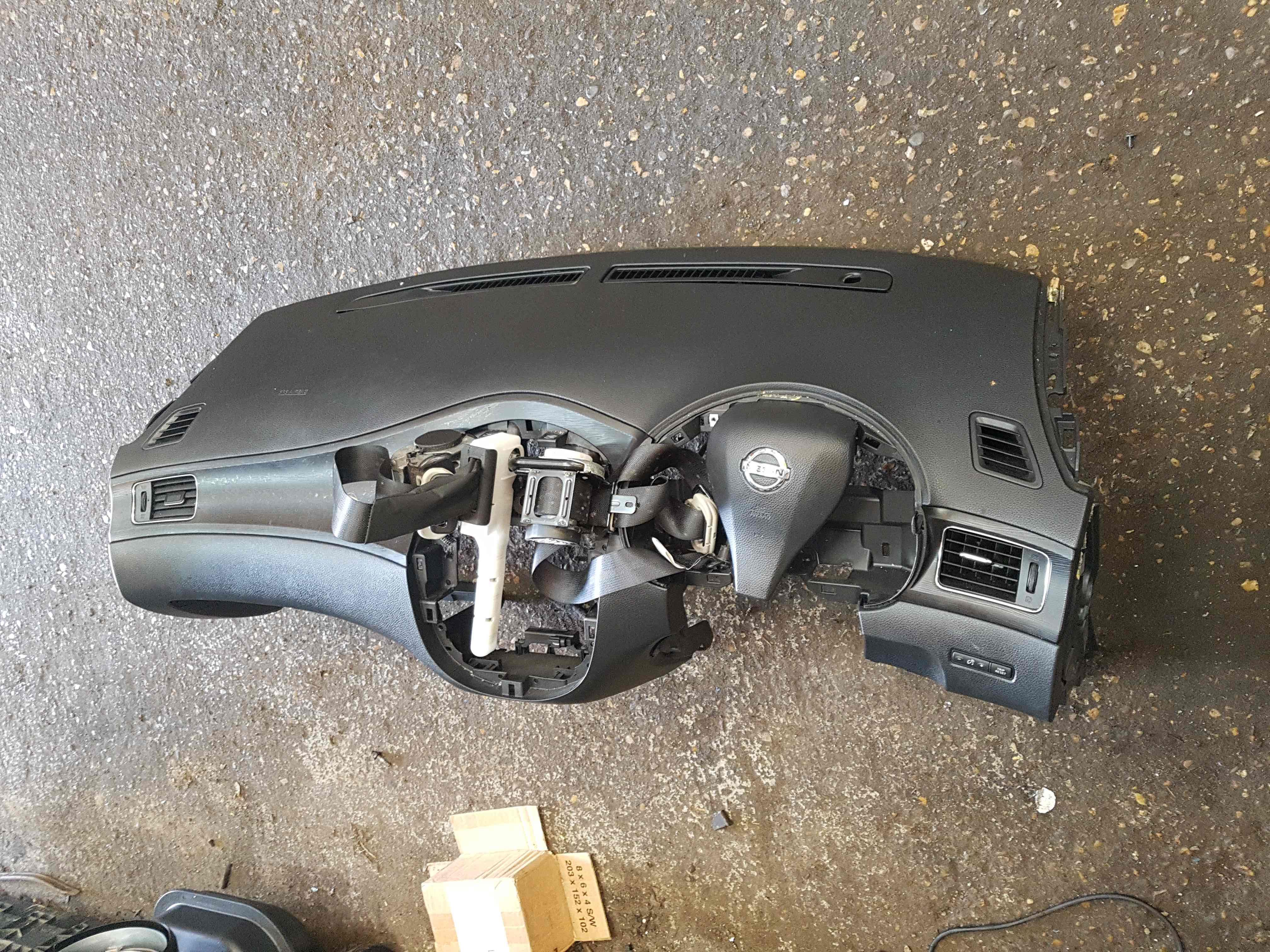 Thumb 2 Nissan Pulsar MK6 C13 2014-2018 Dashboard Airbag KIT Steering + Belts Front