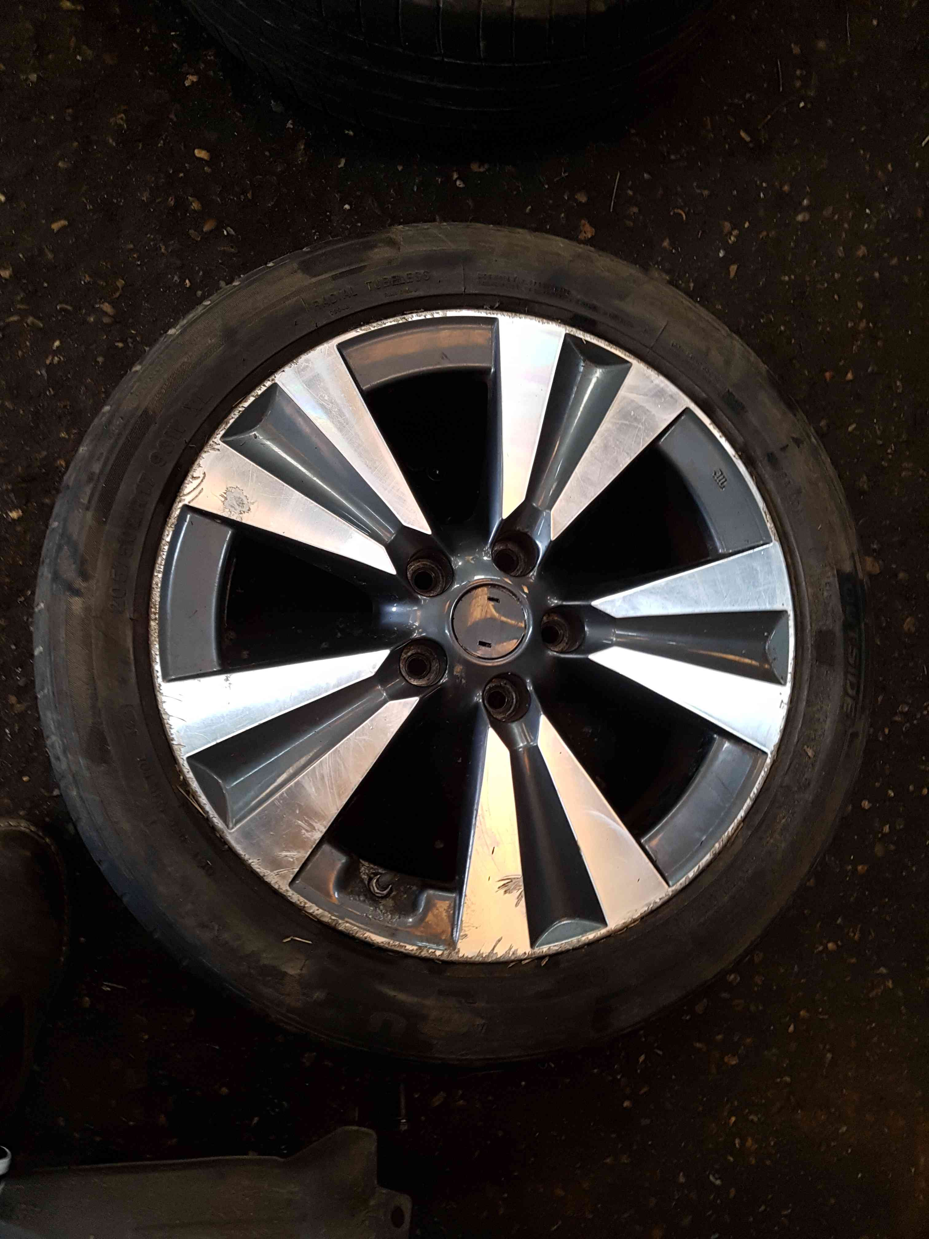 Thumb 6 Nissan Pulsar MK6 C13 2014-2018 Diamond Cut Alloy Wheel + Tyre 205 50 17 4Mm 3/5