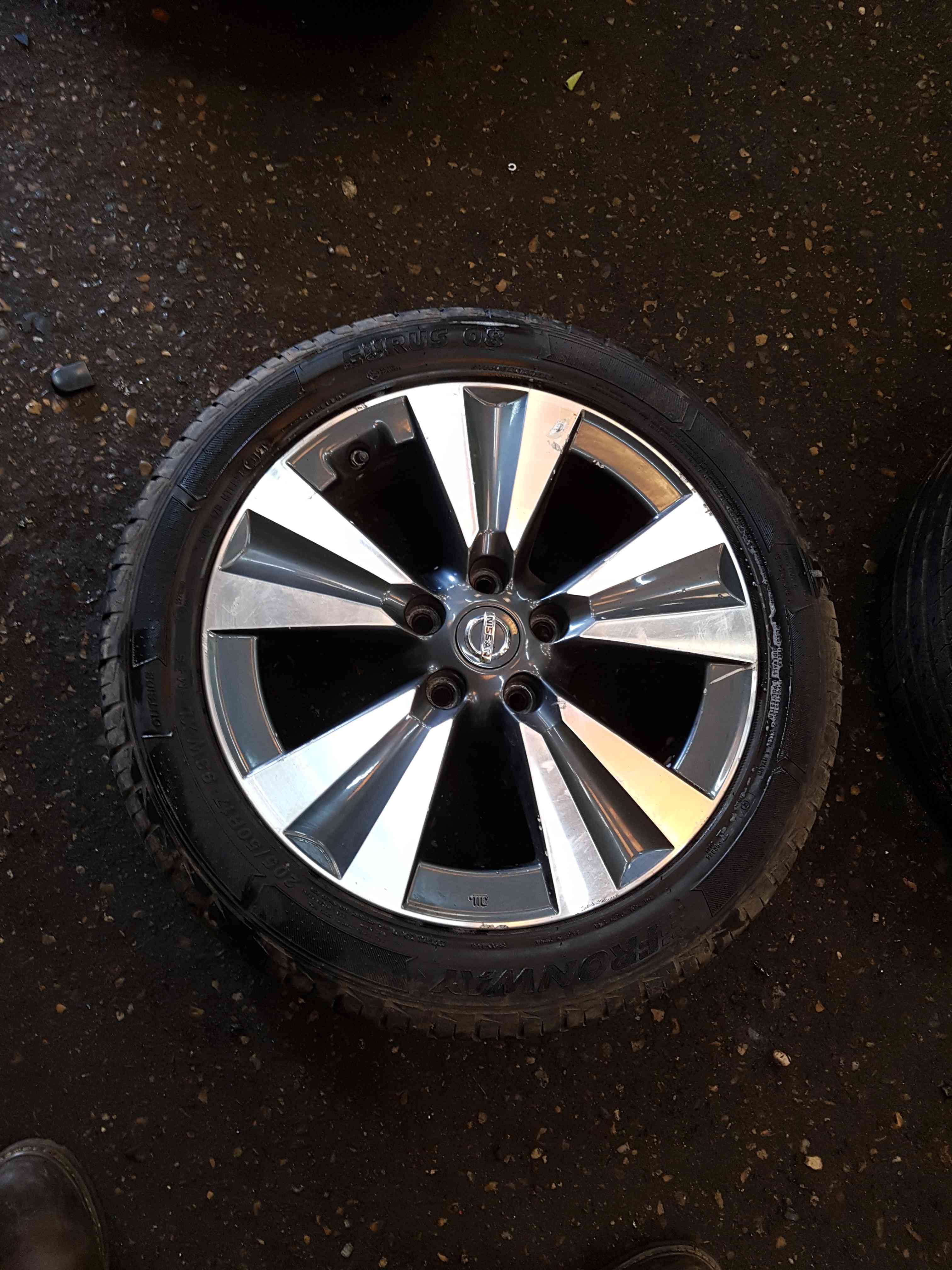 Thumb 2 Nissan Pulsar MK6 C13 2014-2018 Diamond Cut Alloy Wheel + Tyre 205 50 17 6Mm 4/5