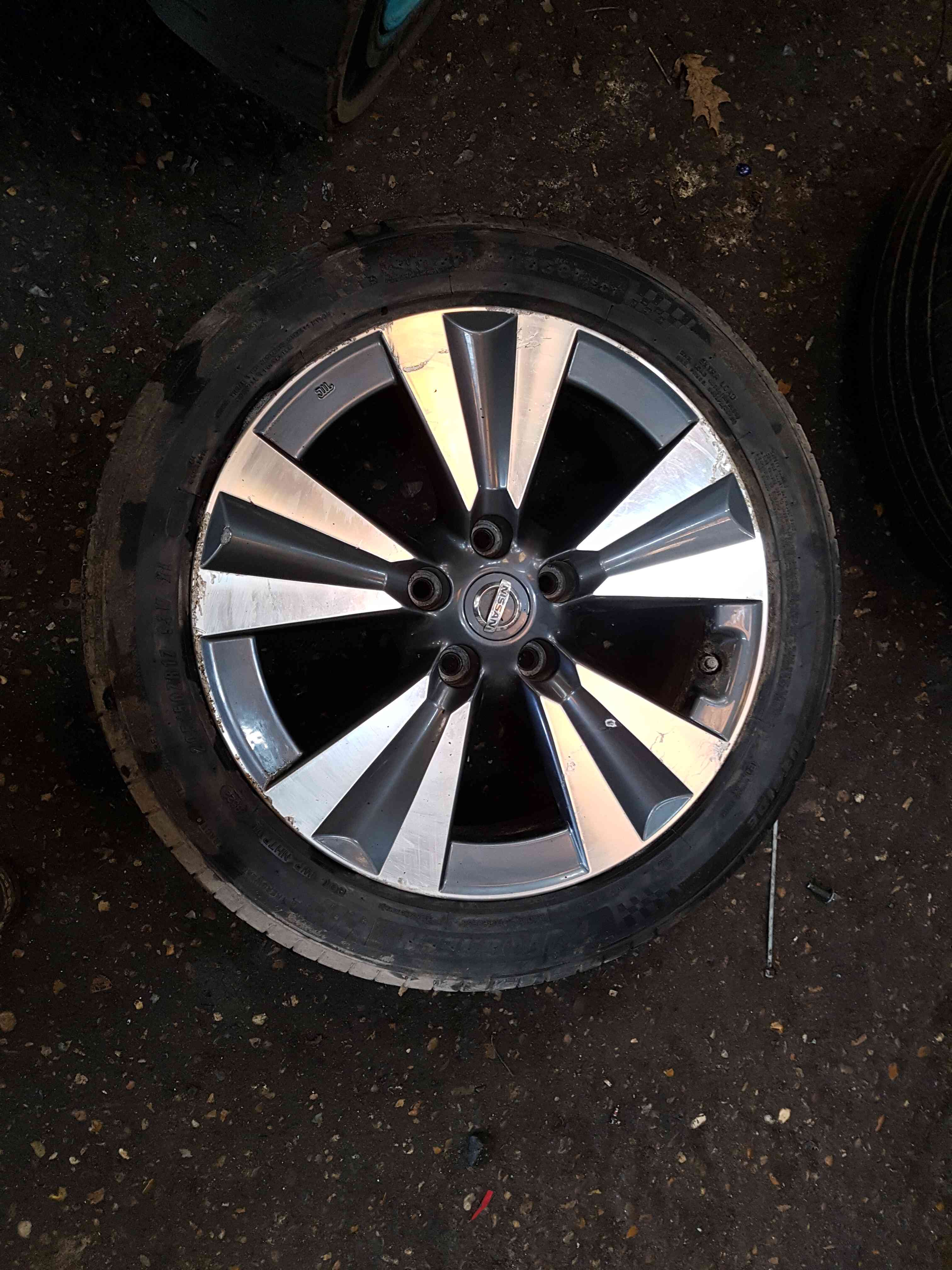 Thumb 2 Nissan Pulsar MK6 C13 2014-2018 Diamond Cut Alloy Wheel + Tyre 205 50 17 6Mm 3/5