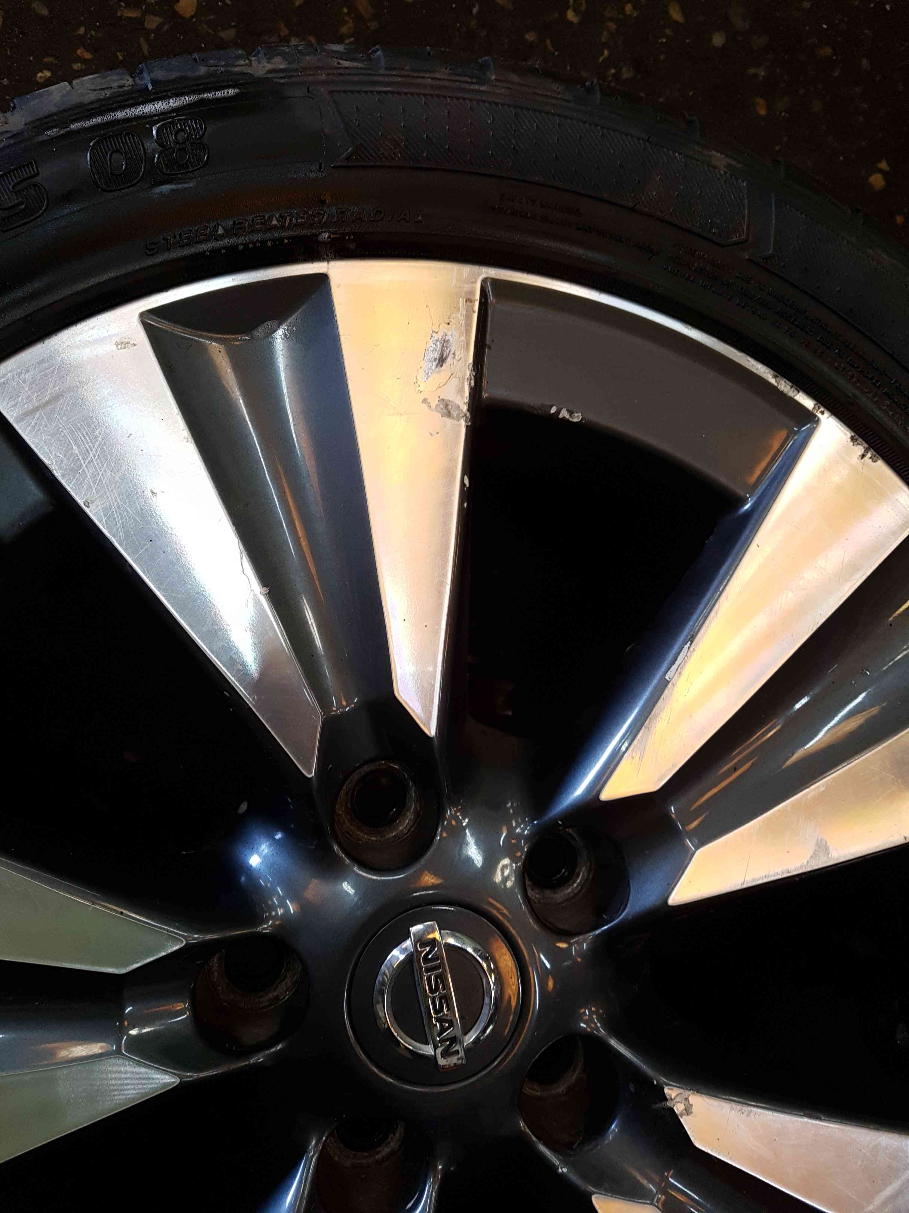 Thumb 6 Nissan Pulsar MK6 C13 2014-2018 Diamond Cut Alloy Wheel + Tyre 205 50 17 6Mm 4/5