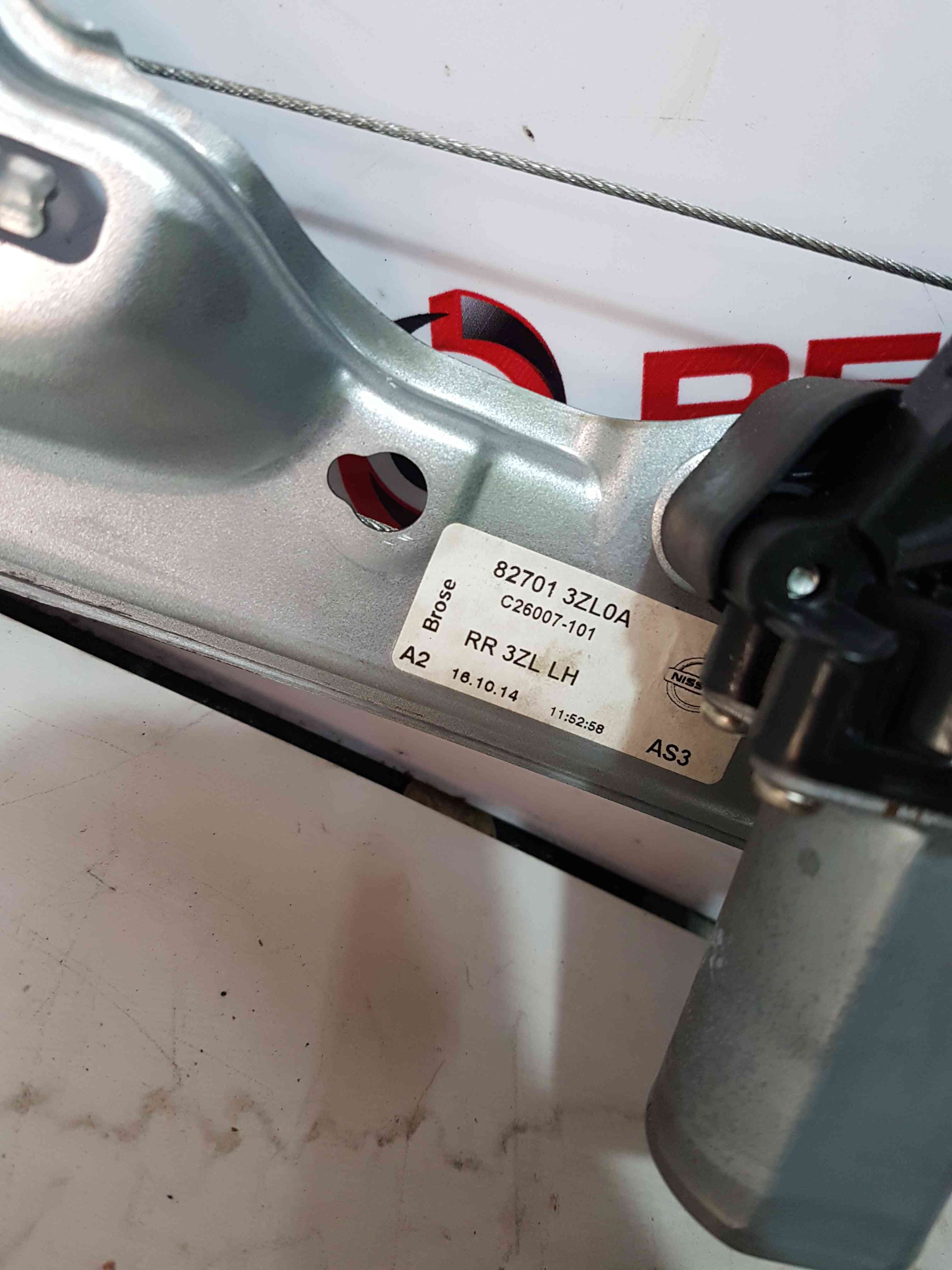 Thumb 4 Nissan Pulsar MK6 C13 2014-2018 Passenger NSR Rear Window Motor + Regulator