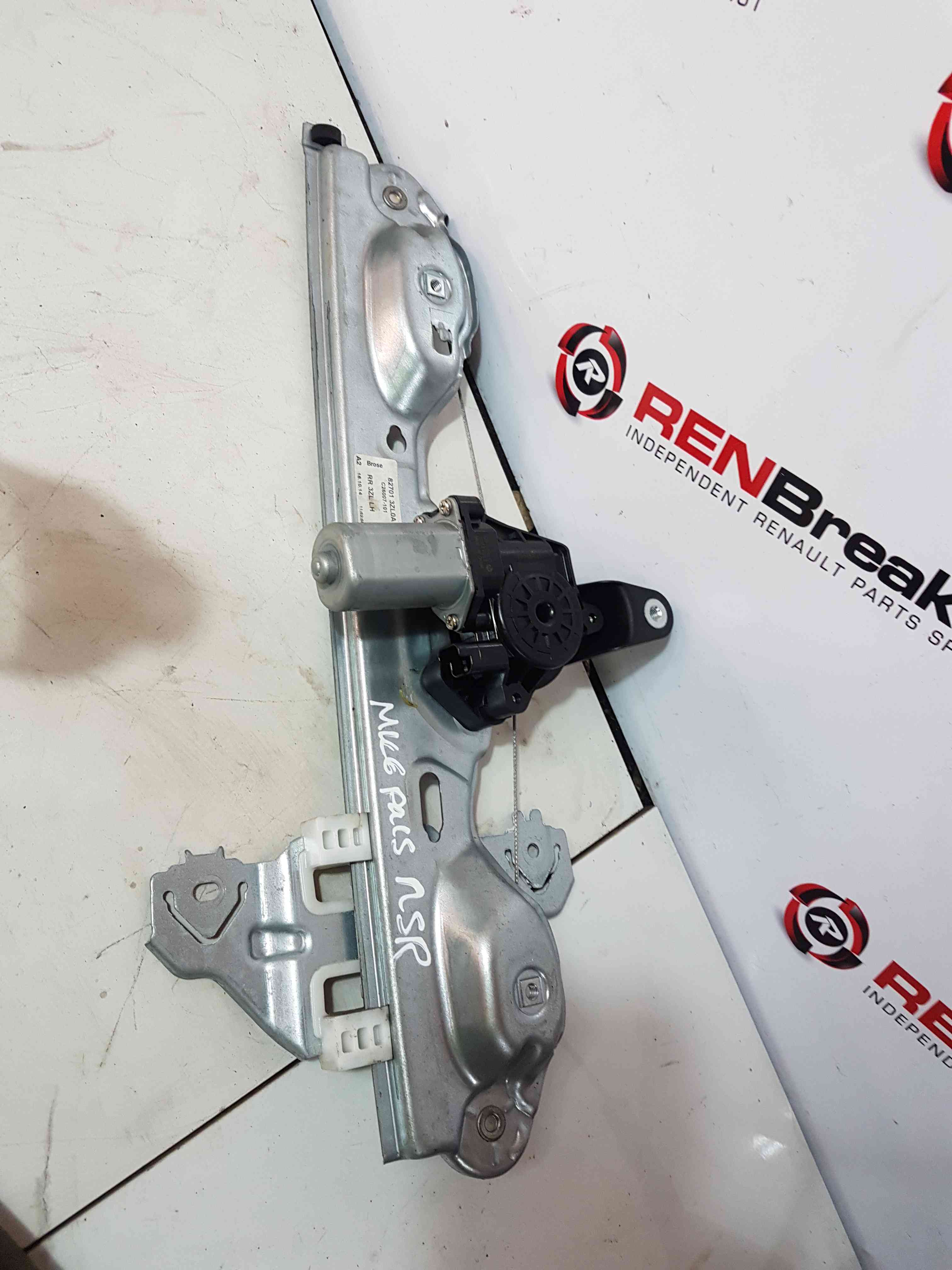 Thumb 7 Nissan Pulsar MK6 C13 2014-2018 Passenger NSR Rear Window Motor + Regulator