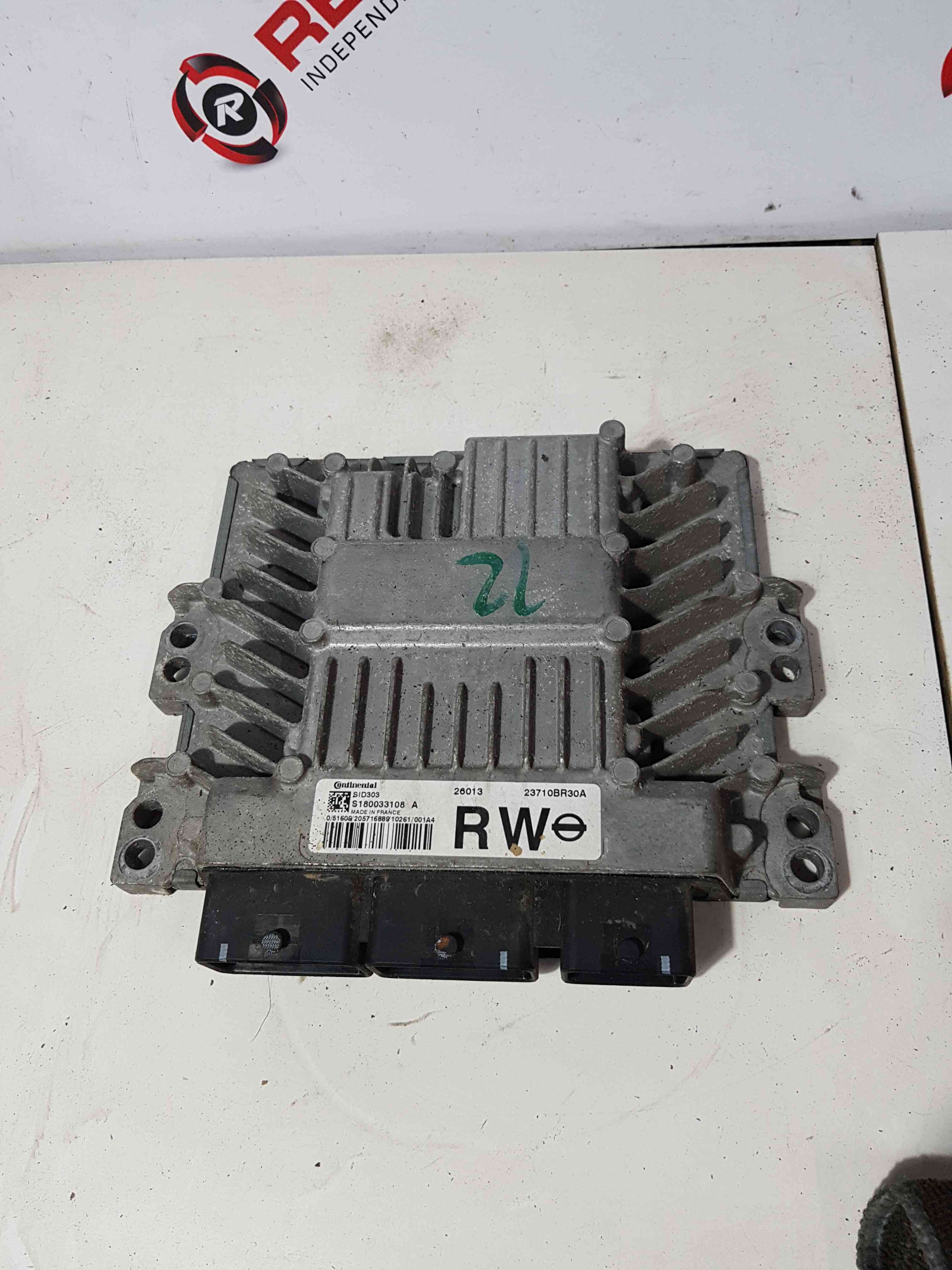 Thumb 2 Nissan Qashqai 2006-2013 1.5 DCI Engine Control Unit ECU Computer 23710BR30A