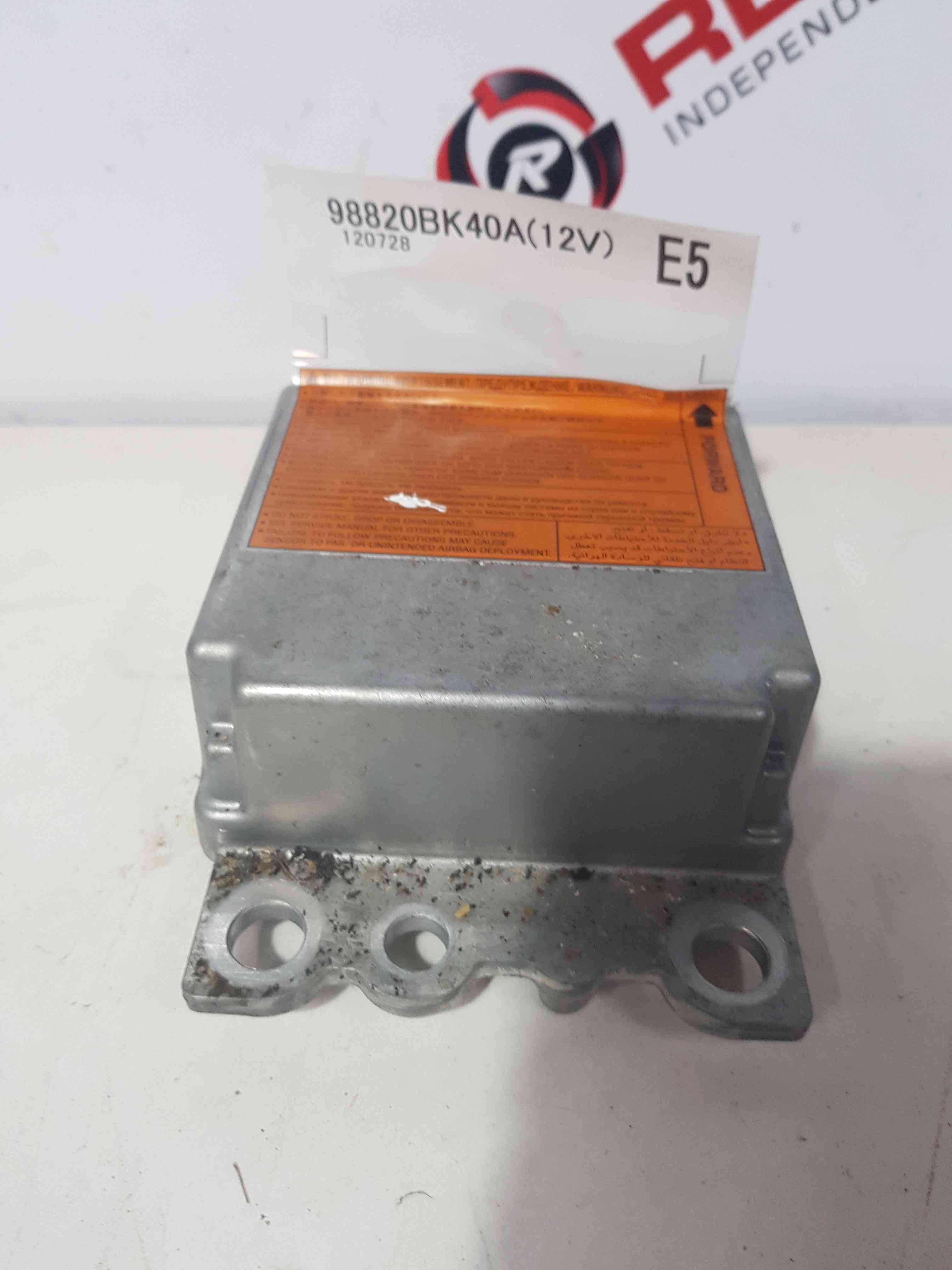 Thumb 3 Nissan Qashqai 2006-2013 Airbag Module Computer 98820BK40A