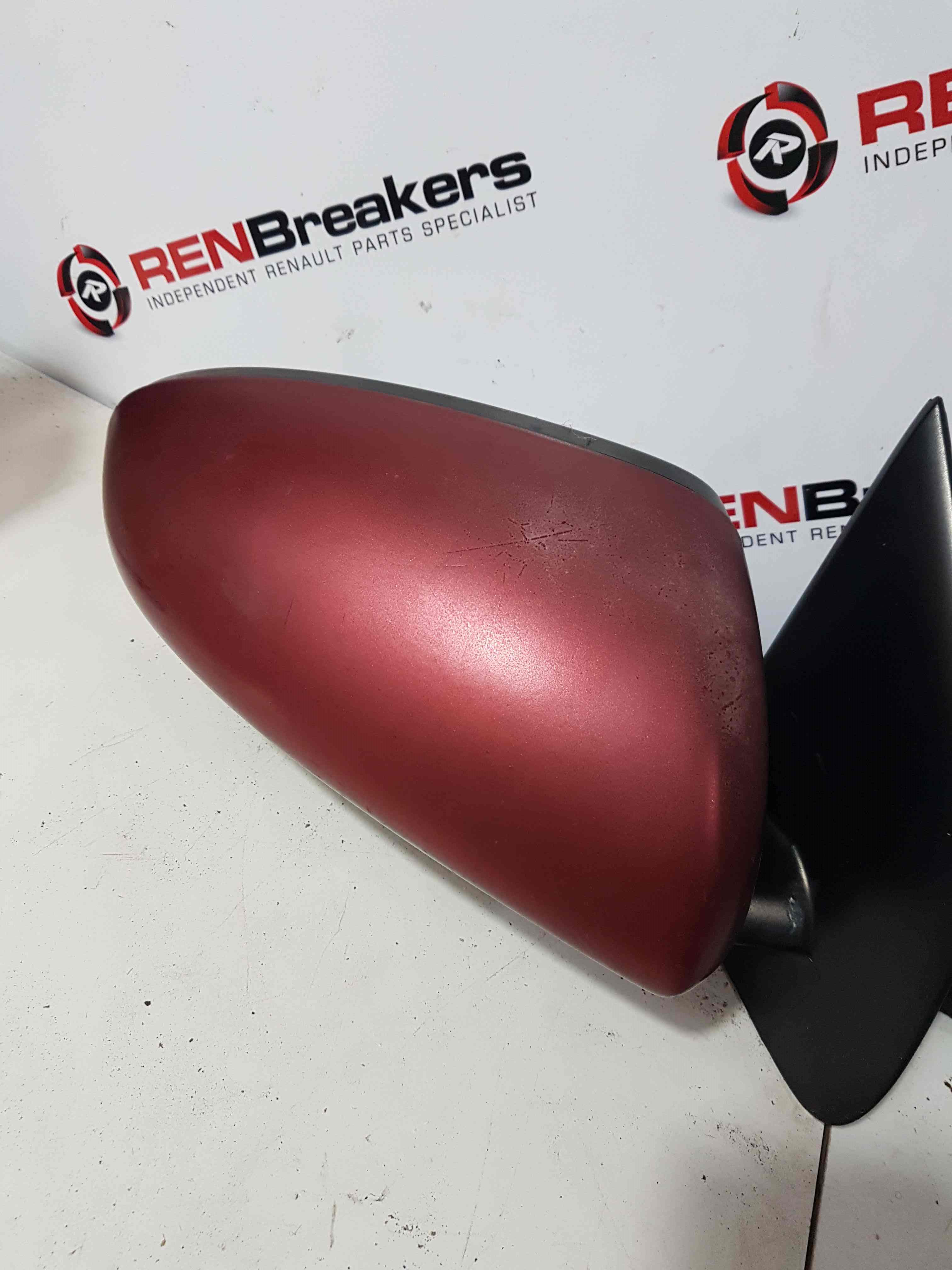 Thumb 3 Nissan Qashqai 2006-2013 Drivers Os Wing Mirror RED Naj Power Folding