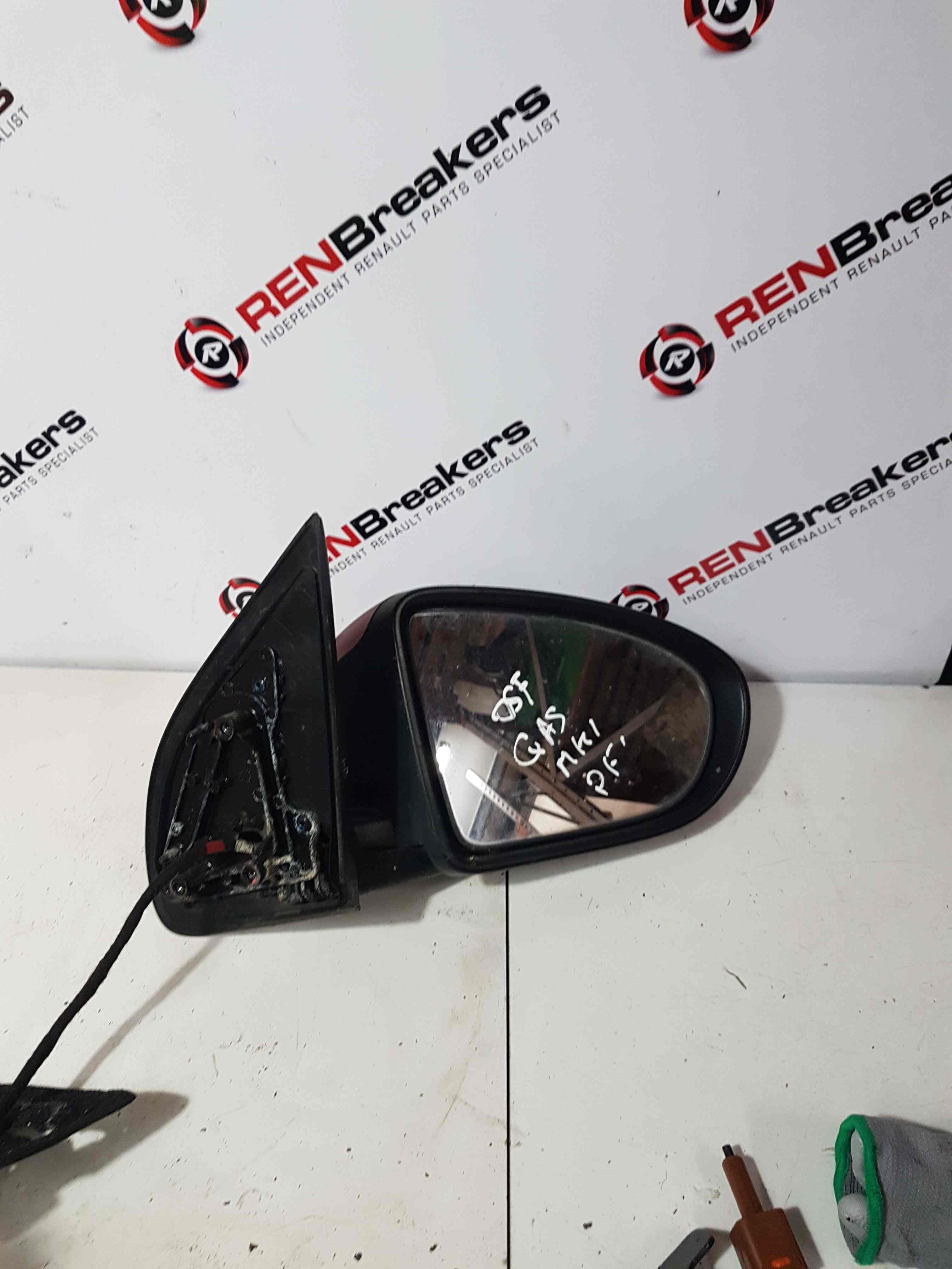 Thumb 5 Nissan Qashqai 2006-2013 Drivers Os Wing Mirror RED Naj Power Folding