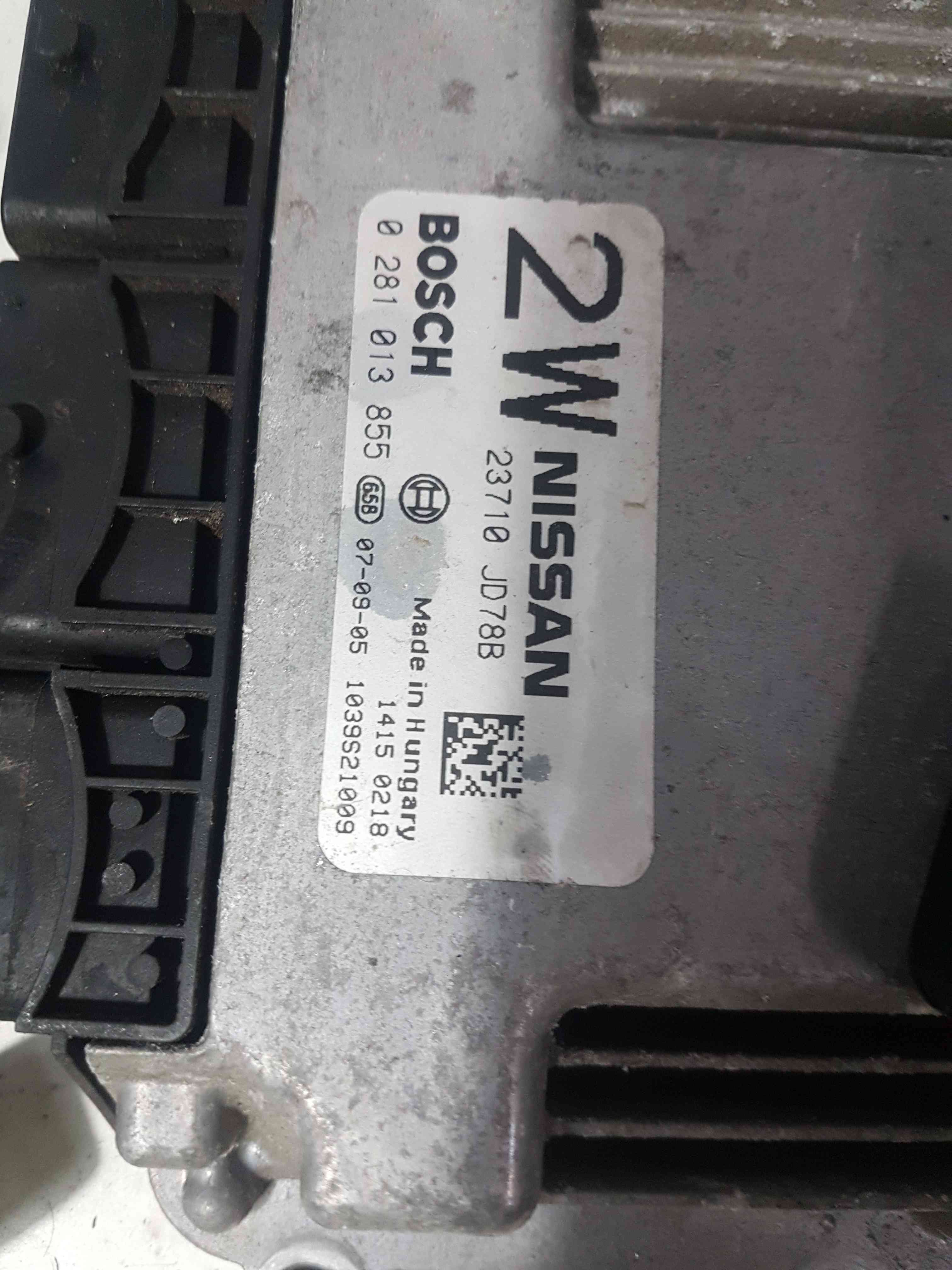 Thumb 4 Nissan Qashqai 2006-2013 Ecu Set BCM Ignition Barrel + Key Automatic 23170JD78B