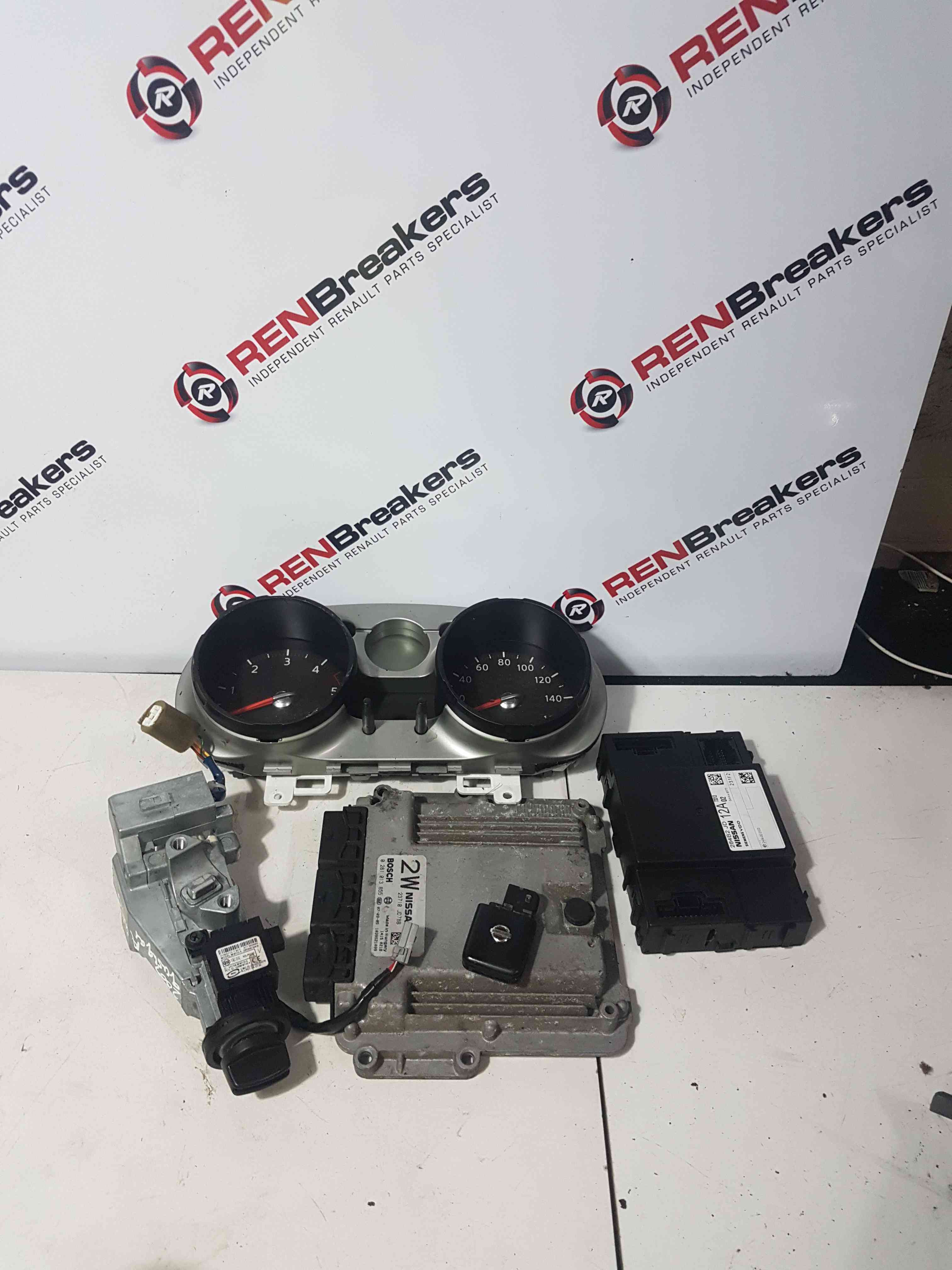 Thumb 2 Nissan Qashqai 2006-2013 Ecu Set BCM Ignition Barrel + Key Automatic 23170JD78B