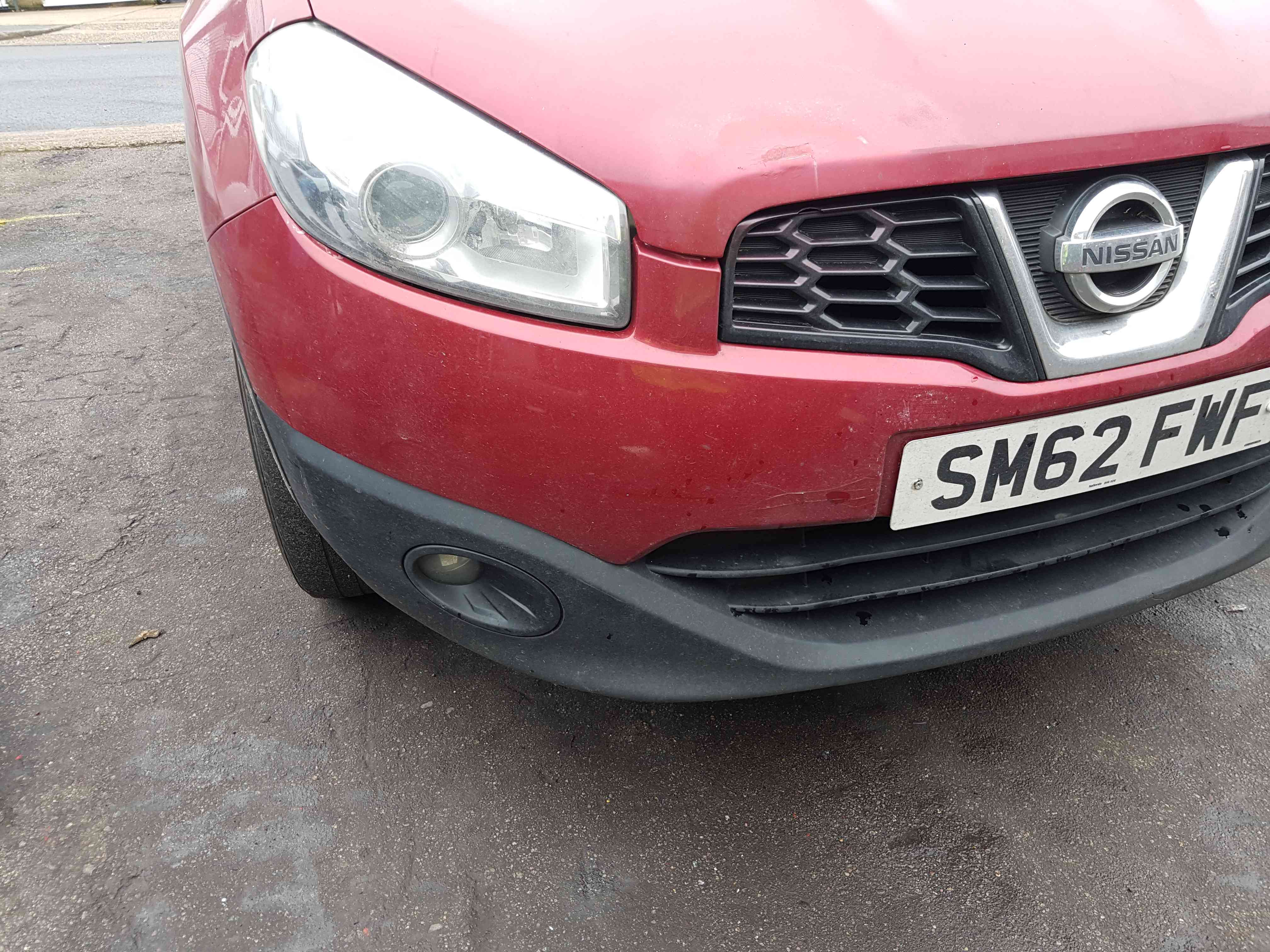 Thumb 5 Nissan Qashqai 2006-2013 Front Bumper RED Naj