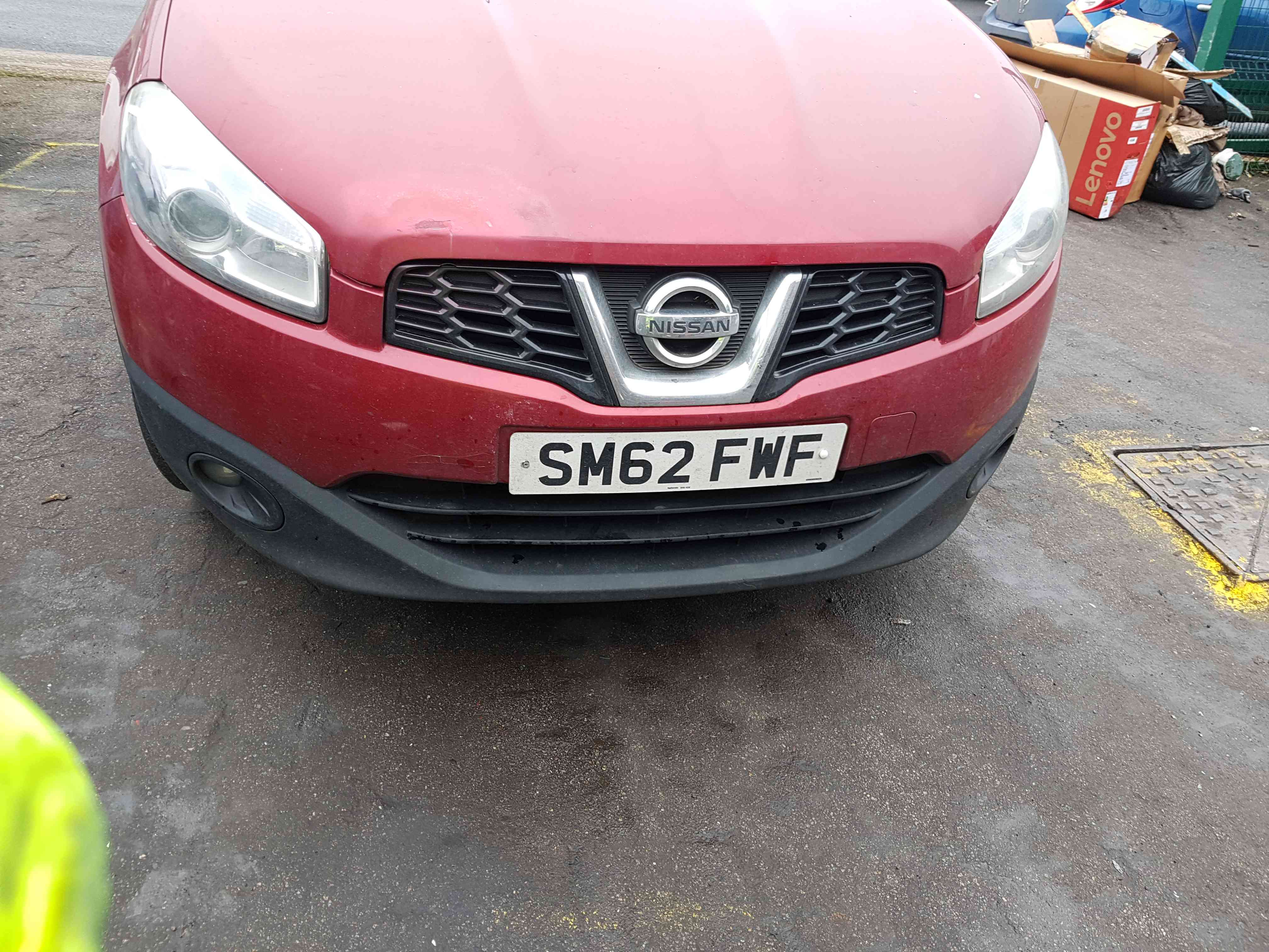 Thumb 7 Nissan Qashqai 2006-2013 Front Bumper RED Naj