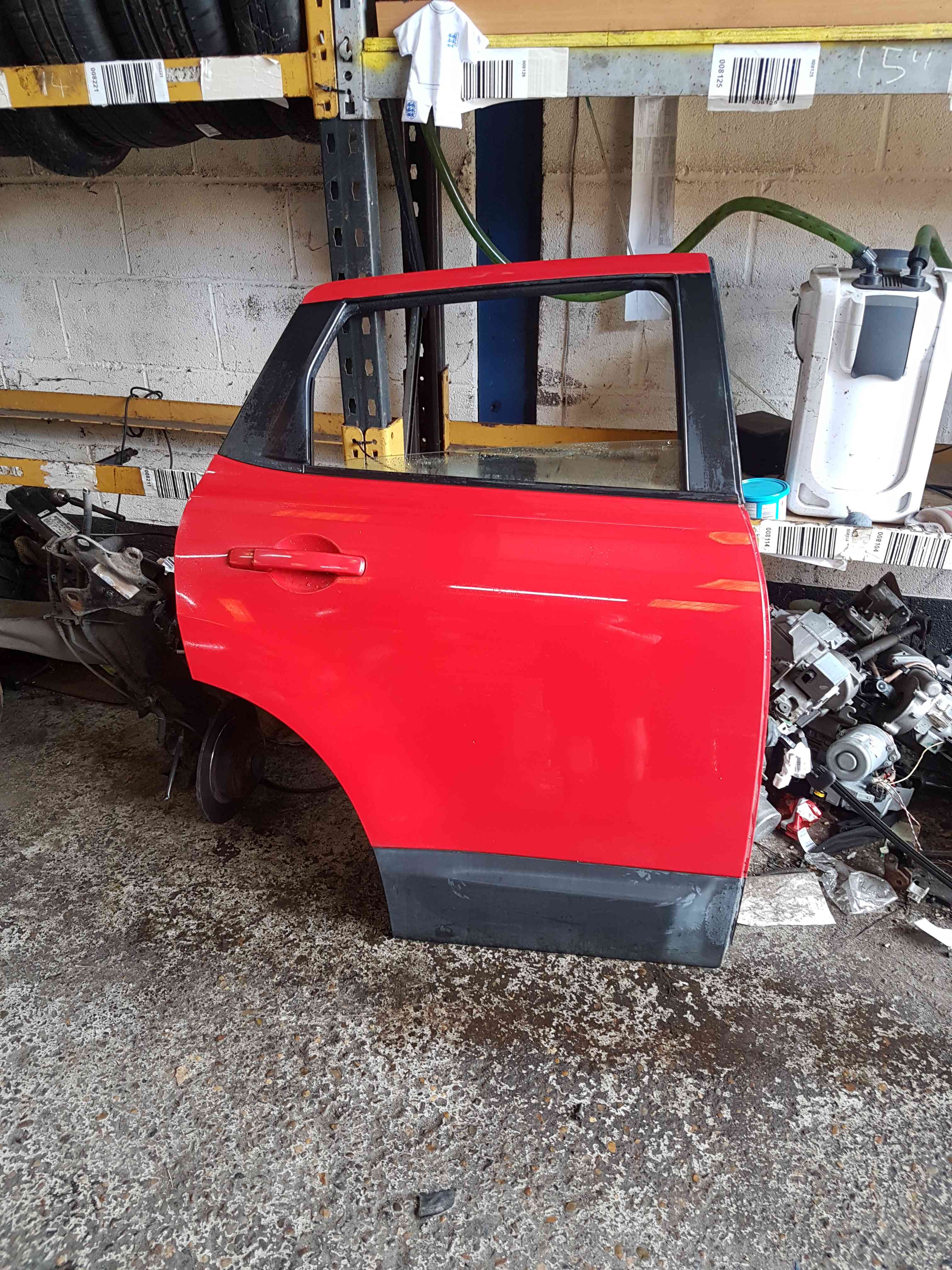 Thumb 2 Nissan Qashqai 2006-2013 Drivers OSR Rear Door Z10 RED