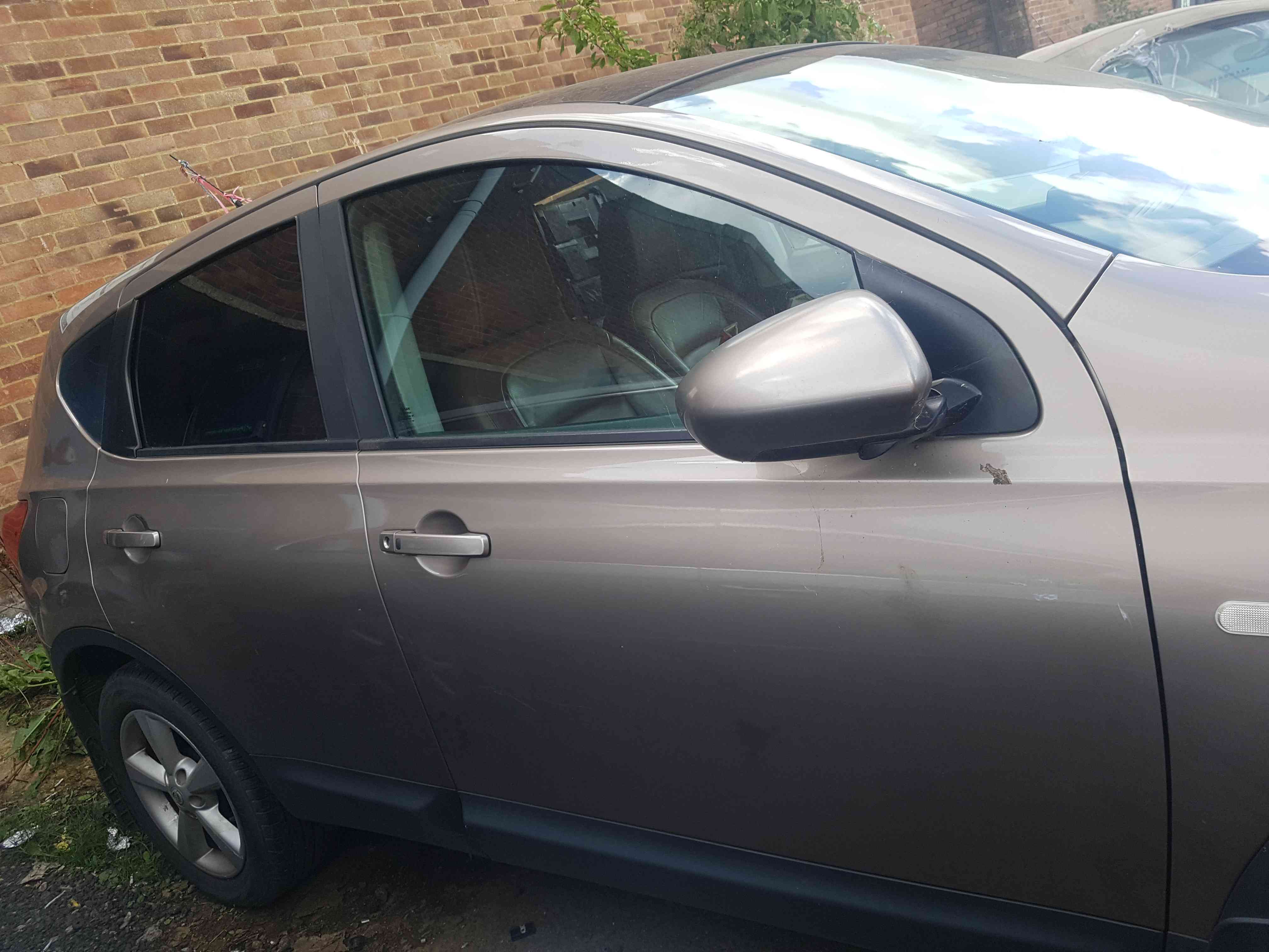 Nissan Qashqai 2006-2013 NSF Driver Side Front Door C30 Cafe Latte