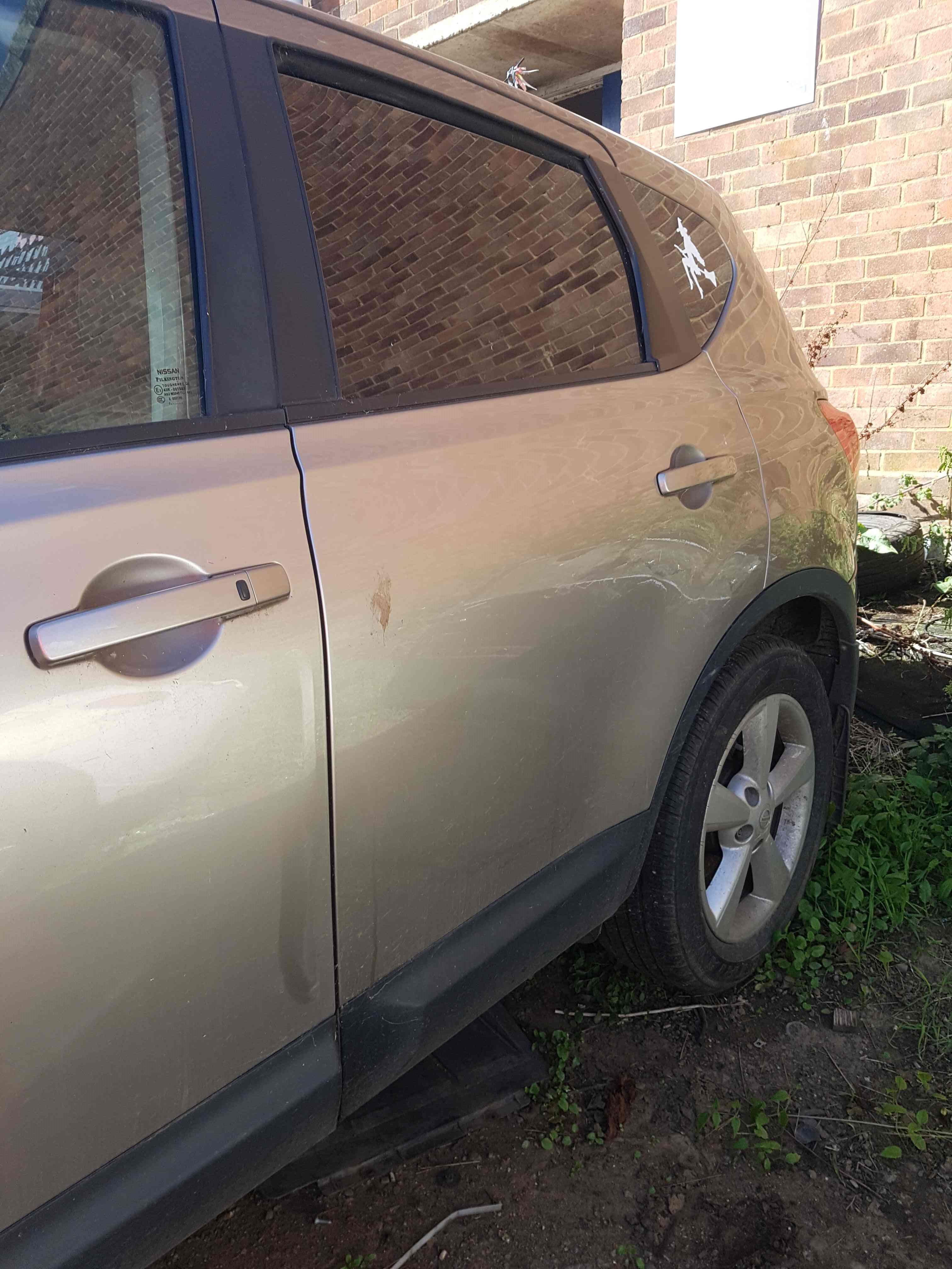 Nissan Qashqai 2006-2013 NSR Passenger Rear Door Cafe Latte C30