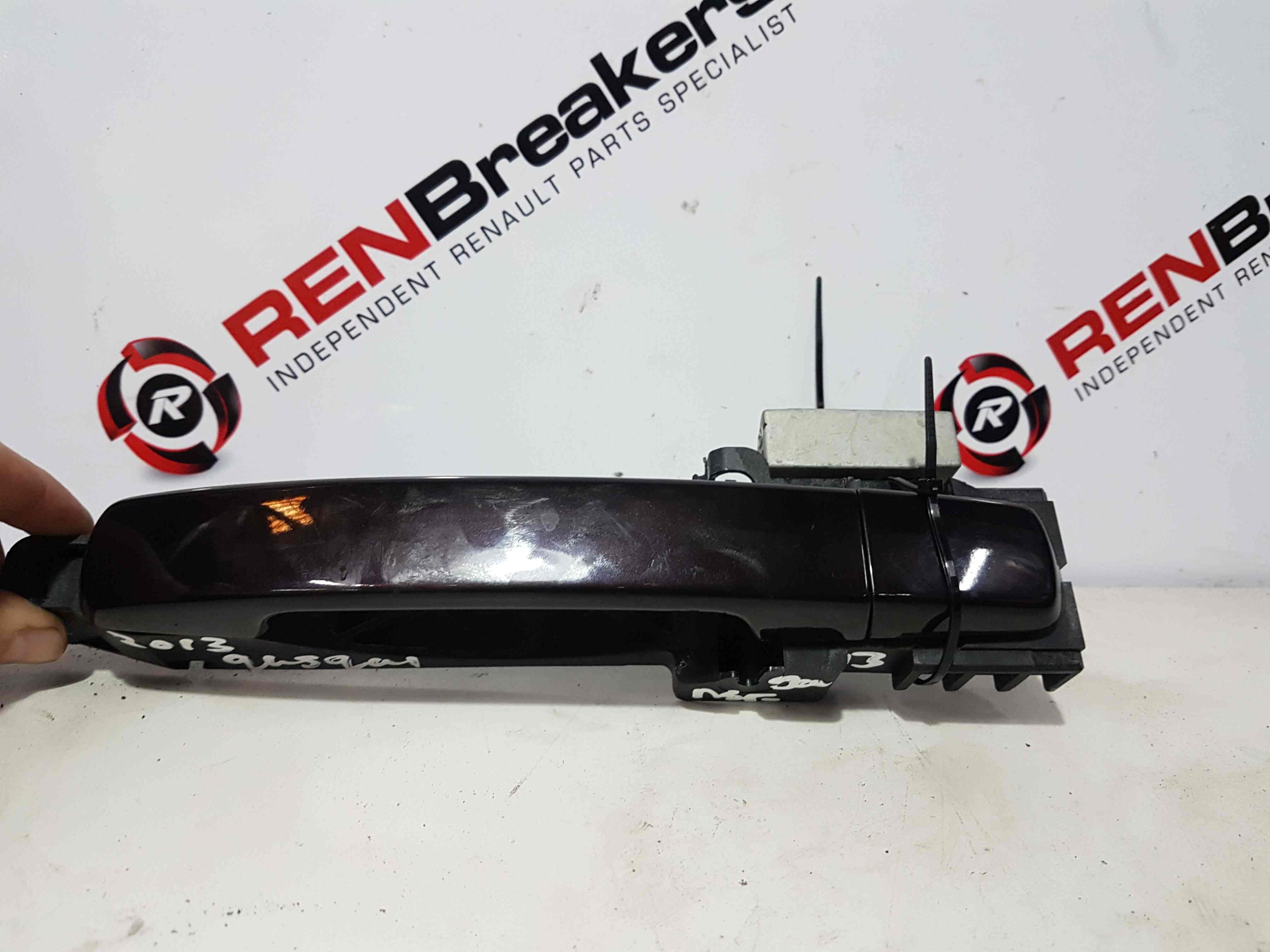 Thumb 3 Nissan Qashqai 2006-2013 Passenger NSF Front Door Handle GAB Nightshade Purple