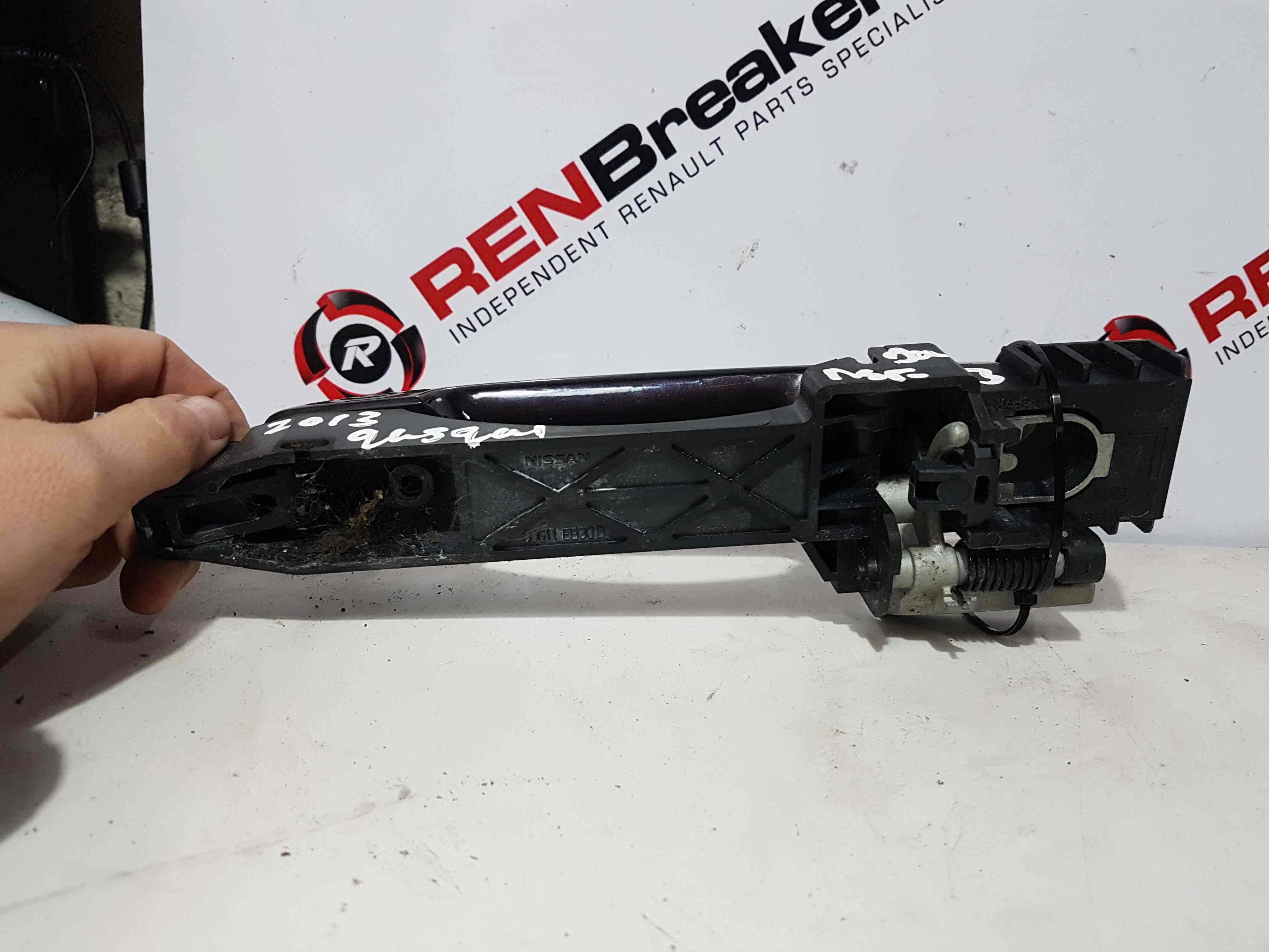 Thumb 5 Nissan Qashqai 2006-2013 Passenger NSF Front Door Handle GAB Nightshade Purple