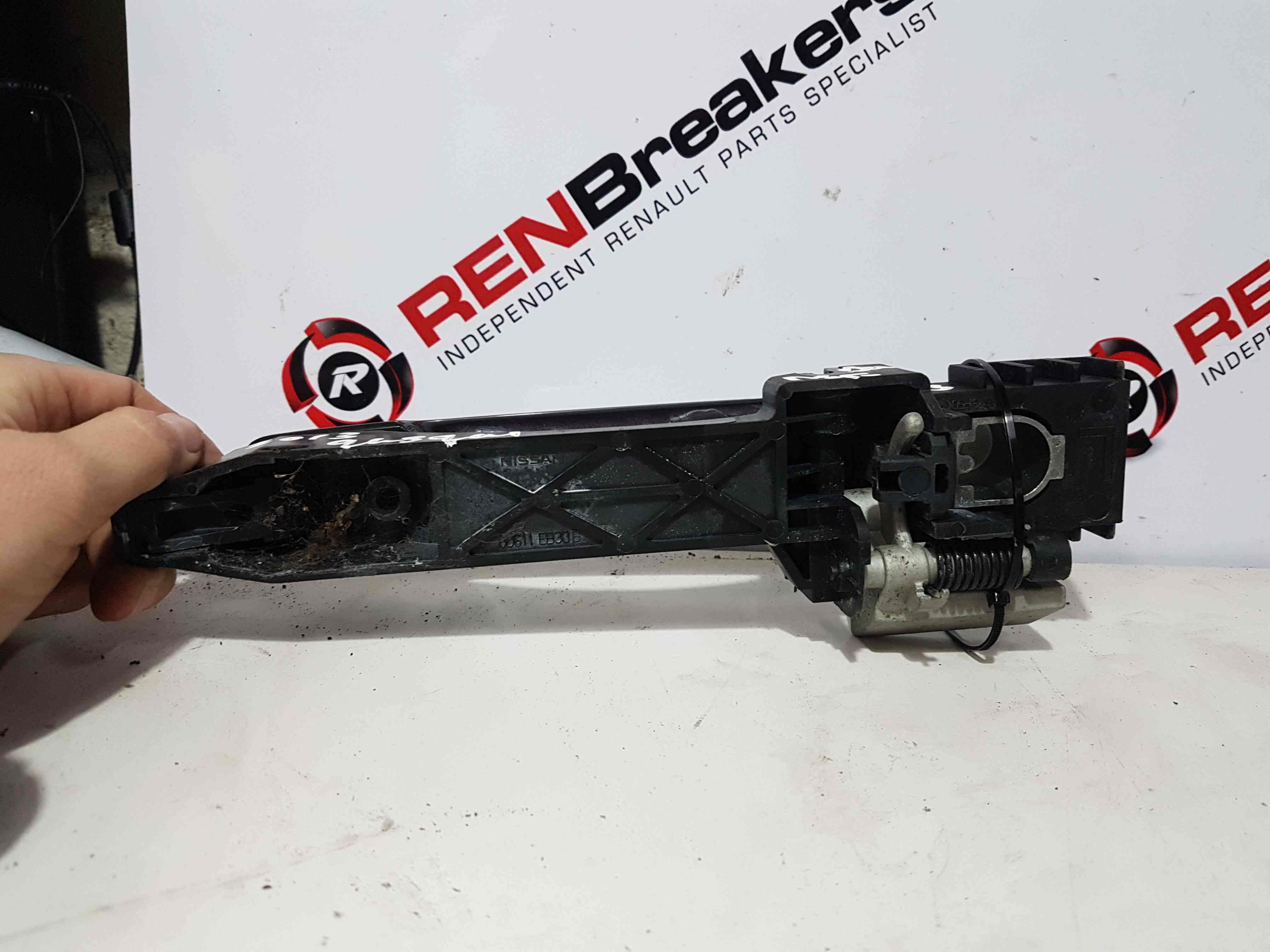 Thumb 6 Nissan Qashqai 2006-2013 Passenger NSF Front Door Handle GAB Nightshade Purple