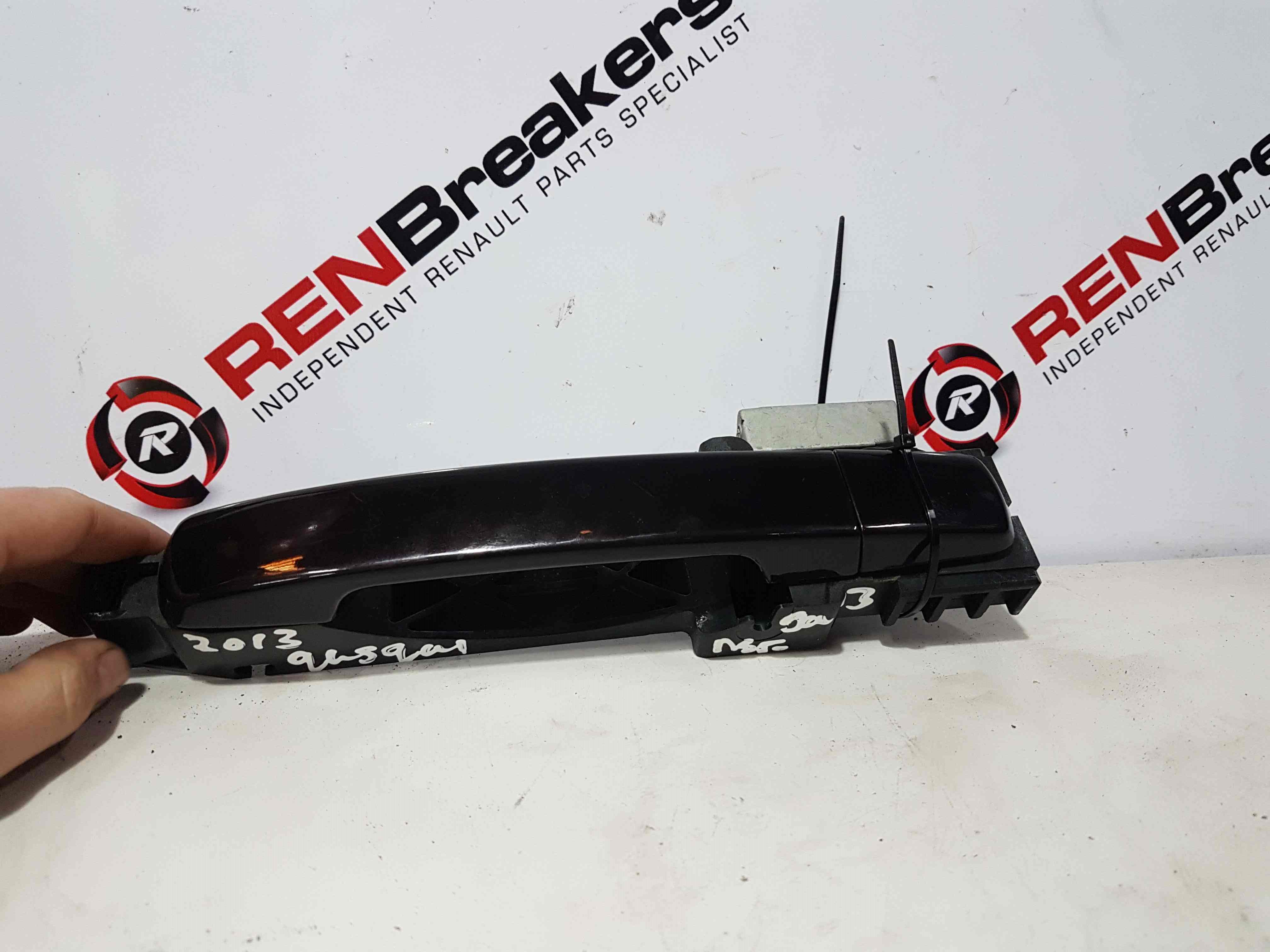 Thumb 8 Nissan Qashqai 2006-2013 Passenger NSF Front Door Handle GAB Nightshade Purple