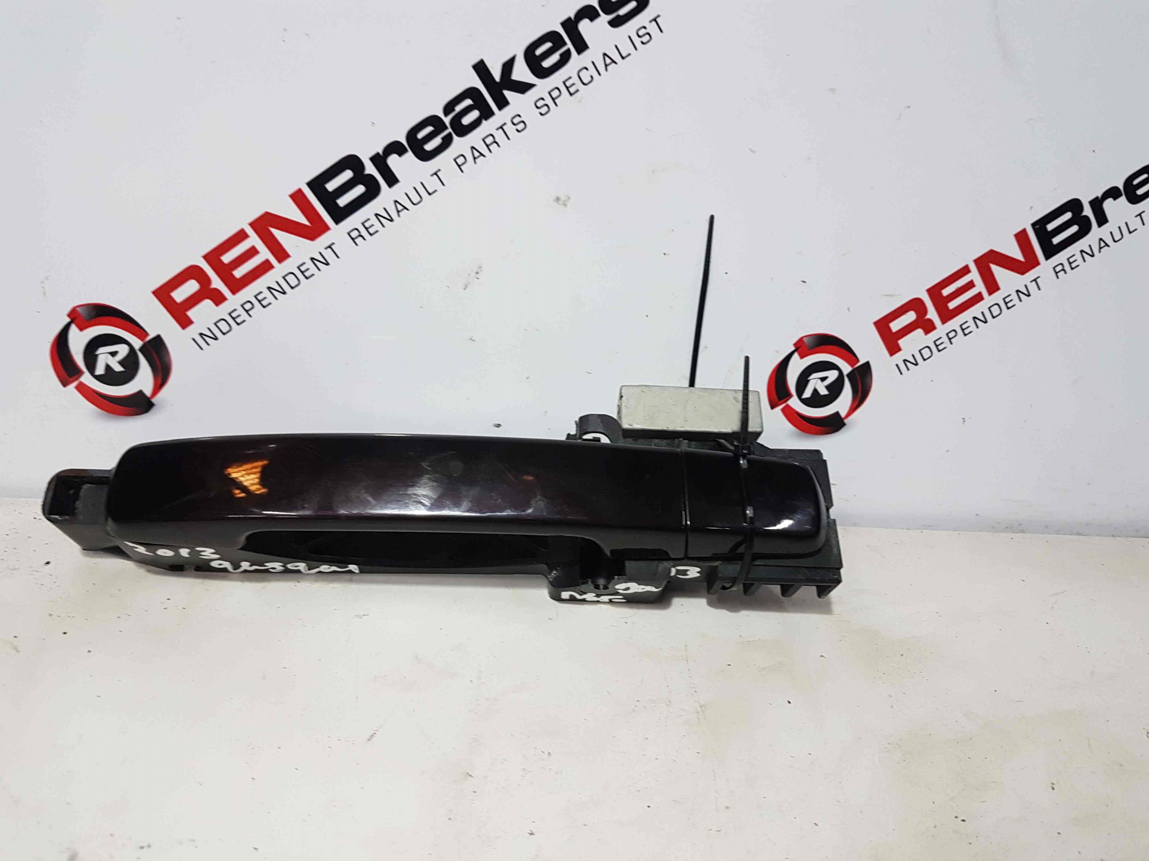 Thumb 9 Nissan Qashqai 2006-2013 Passenger NSF Front Door Handle GAB Nightshade Purple