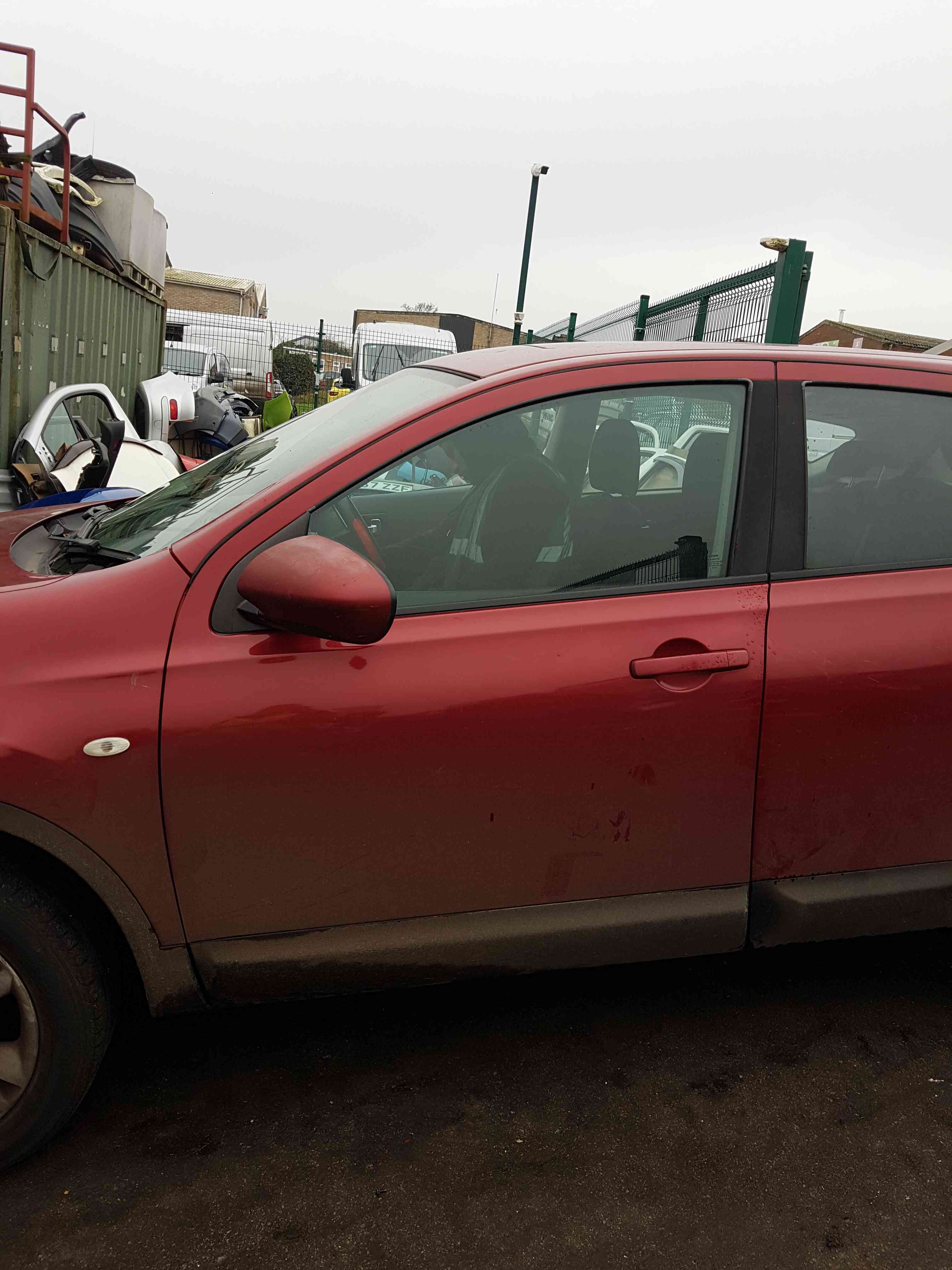 Thumb 2 Nissan Qashqai 2006-2013 Passenger NSF Front Door RED Naj