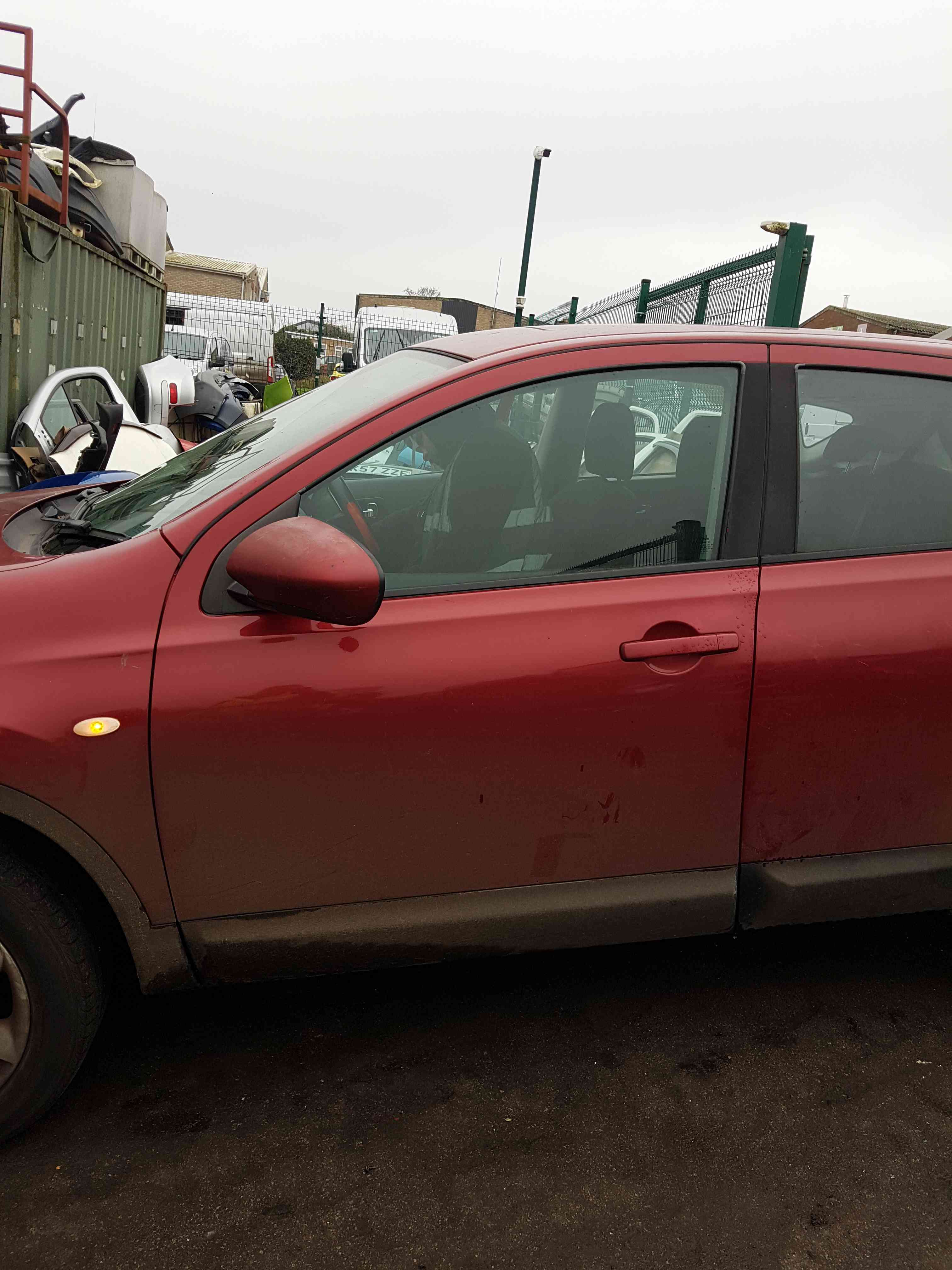 Thumb 4 Nissan Qashqai 2006-2013 Passenger NSF Front Door RED Naj