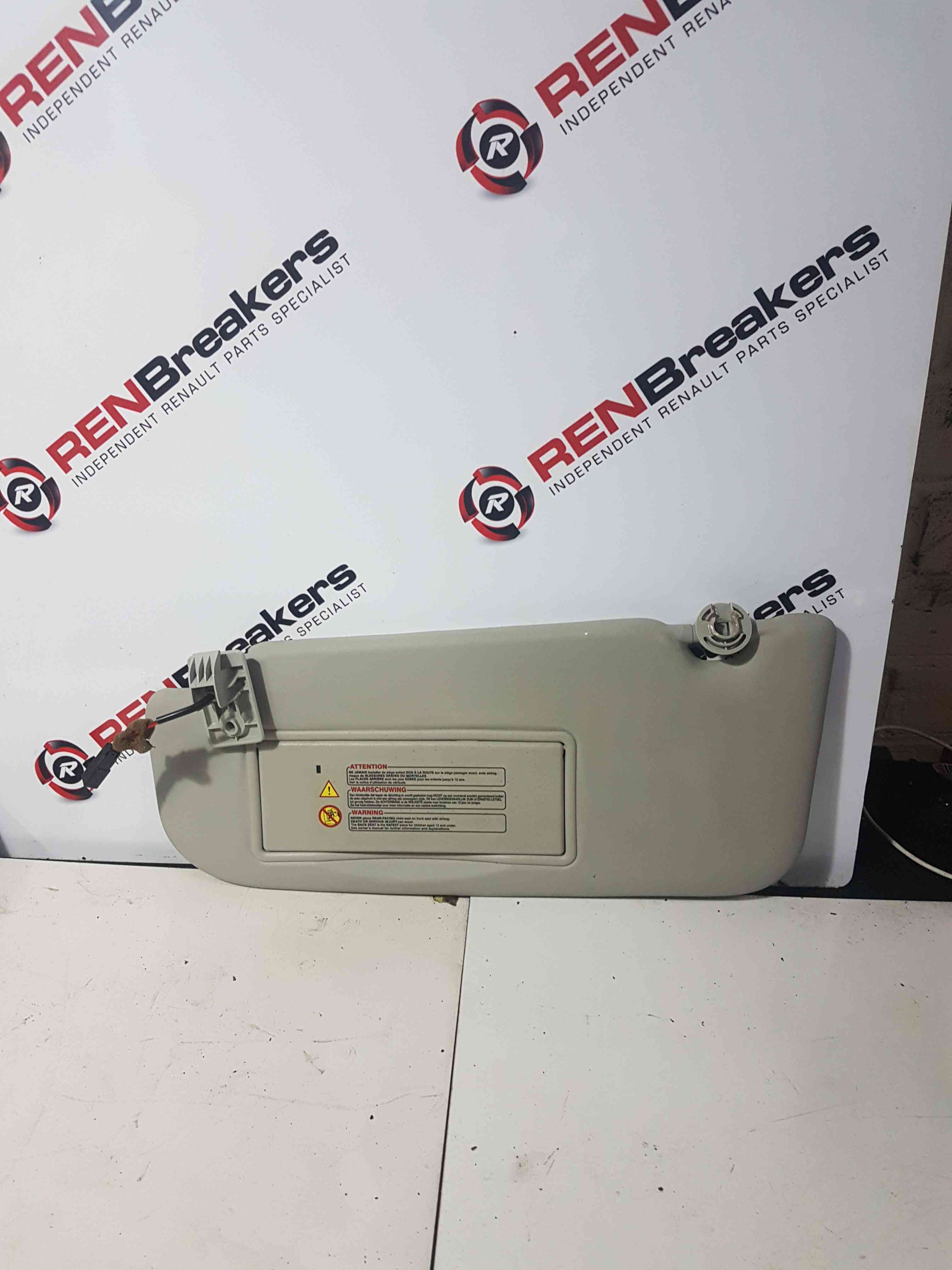 Thumb 8 Nissan Qashqai 2006-2013 Passenger NSF Front SUN Visor