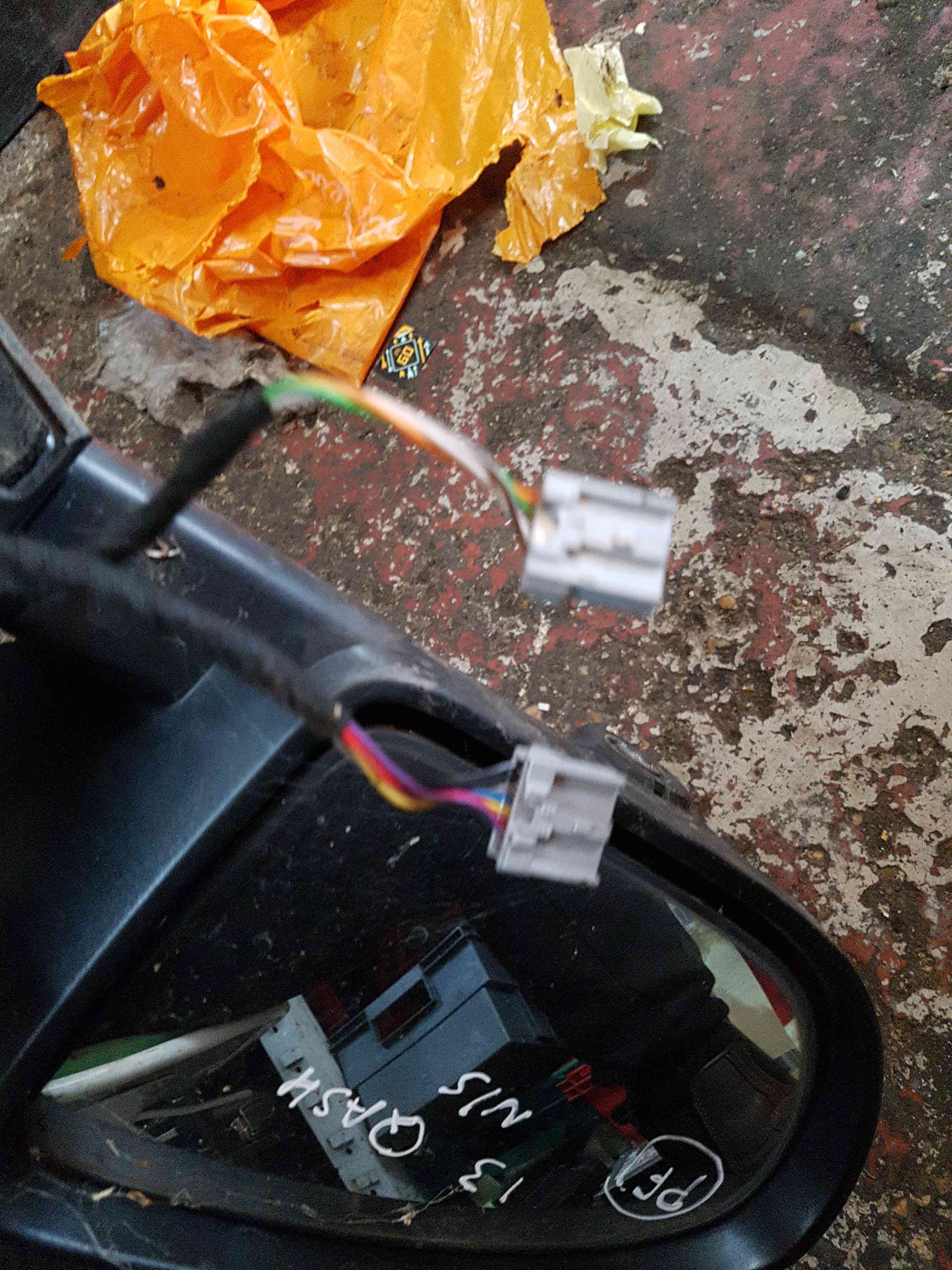 Thumb 6 Nissan Qashqai 2006-2013 Passenger Ns Wing Mirror Power Folding
