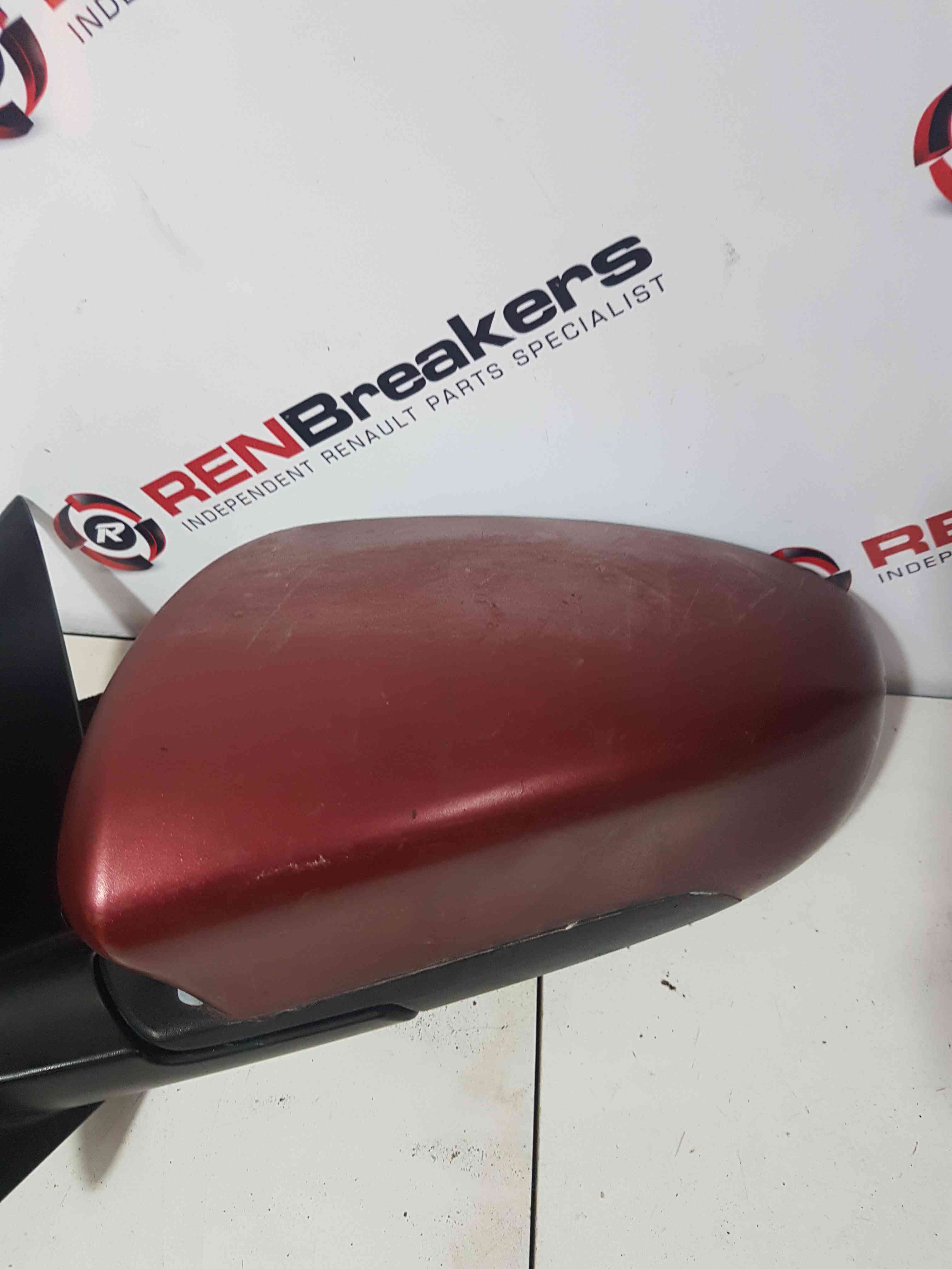 Thumb 4 Nissan Qashqai 2006-2013 Passenger Ns Wing Mirror RED Naj Power Folding