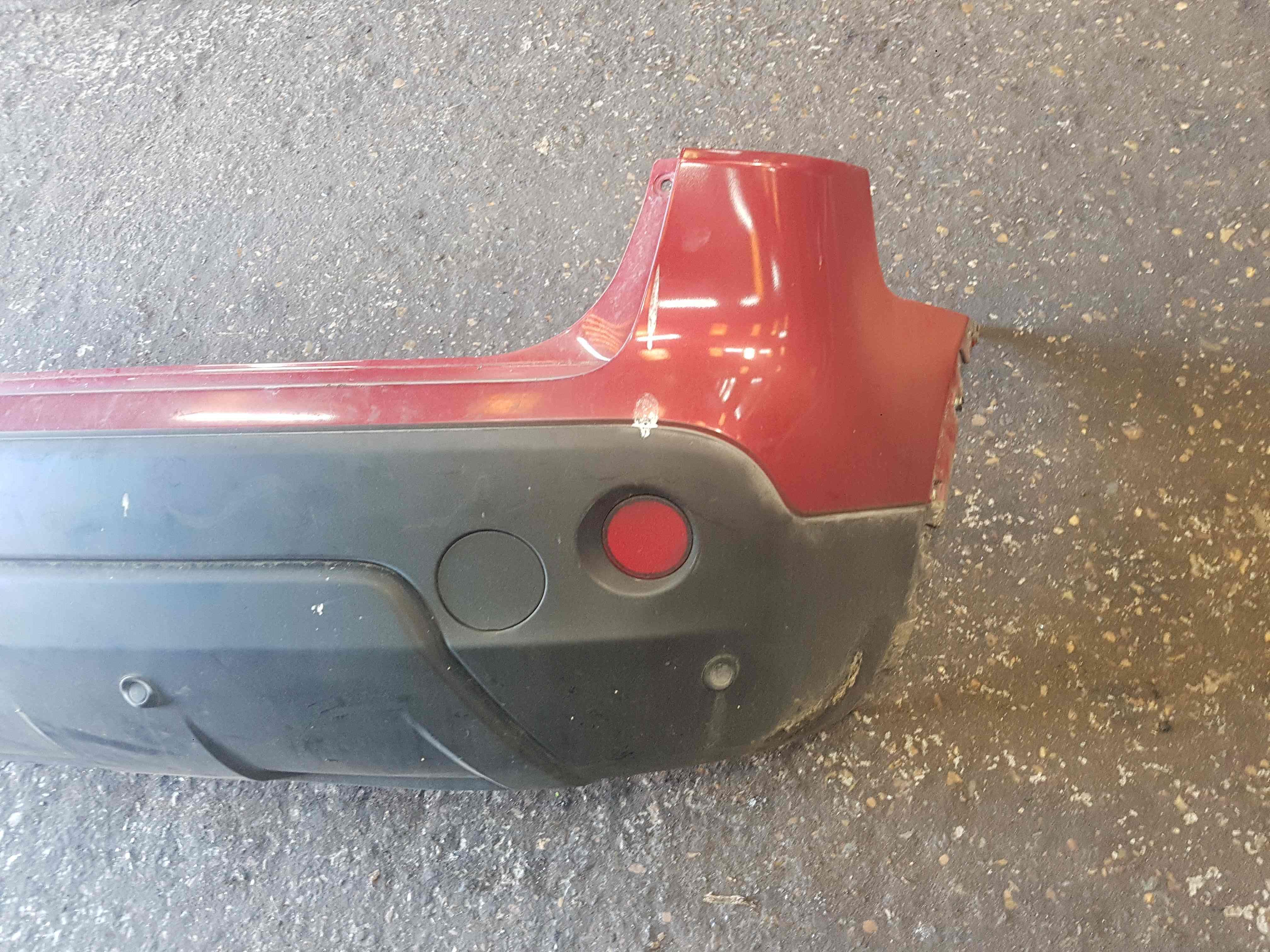 Thumb 2 Nissan Qashqai 2006-2013 Rear Bumper RED Naj + Sensors