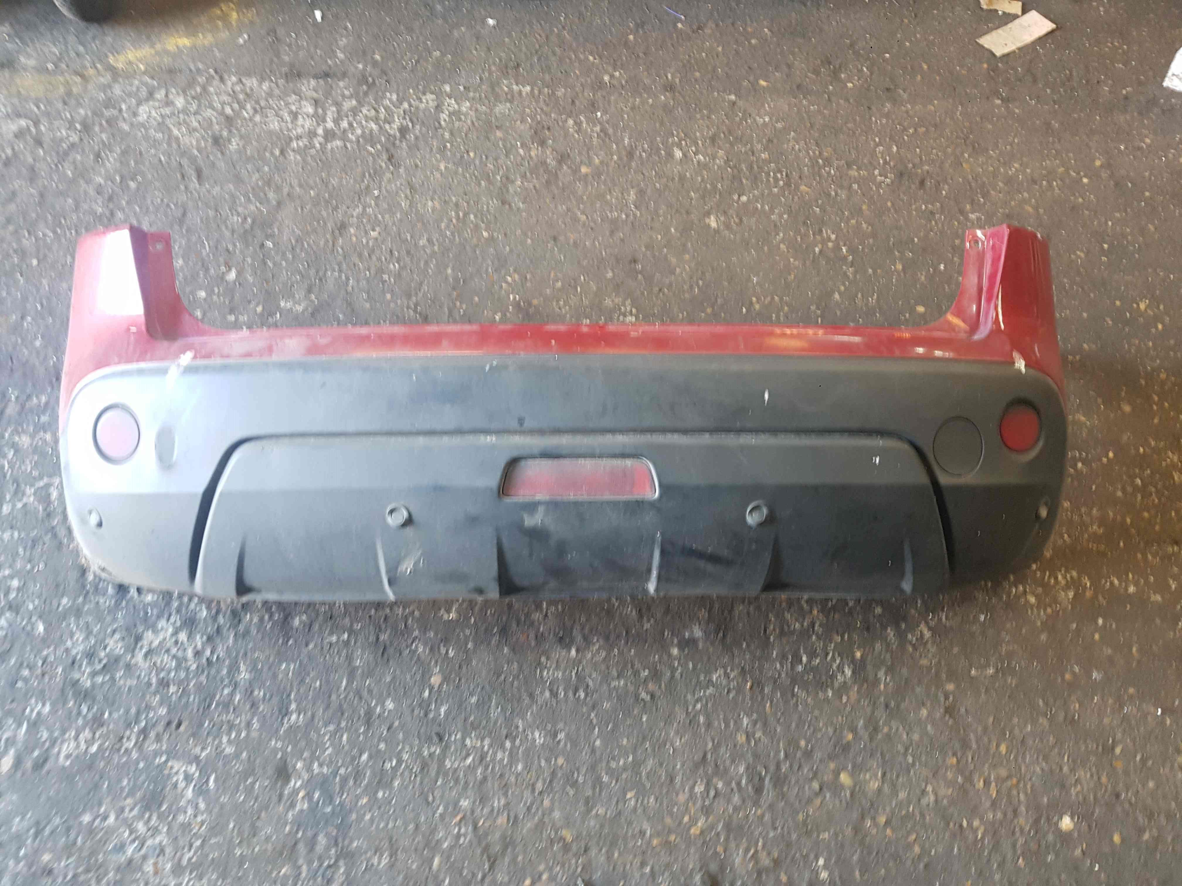 Thumb 6 Nissan Qashqai 2006-2013 Rear Bumper RED Naj + Sensors