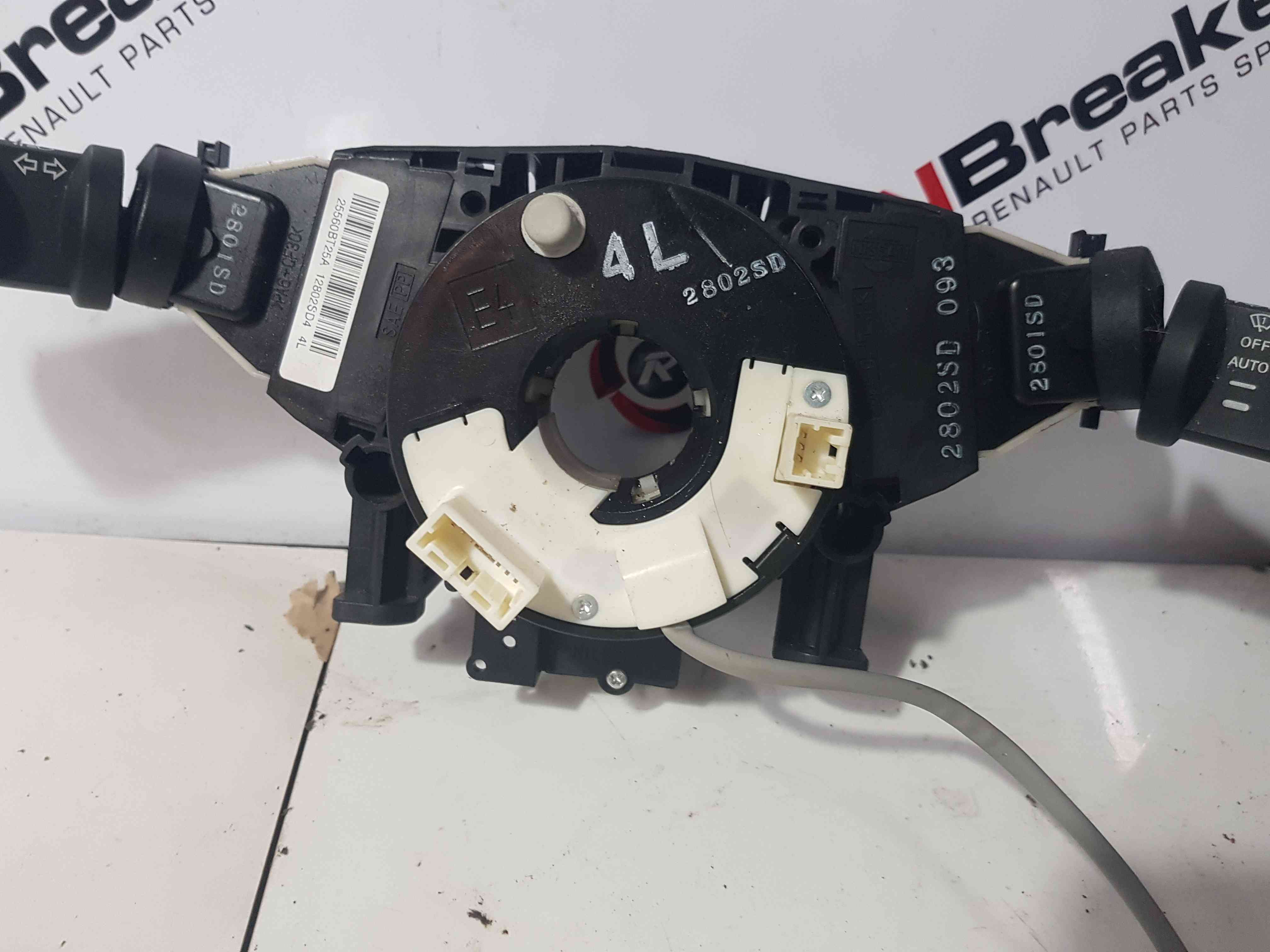 Thumb 4 Nissan Qashqai 2006-2013 Steering Airbag Squib Clock Spring + Stalks 25560BT25A